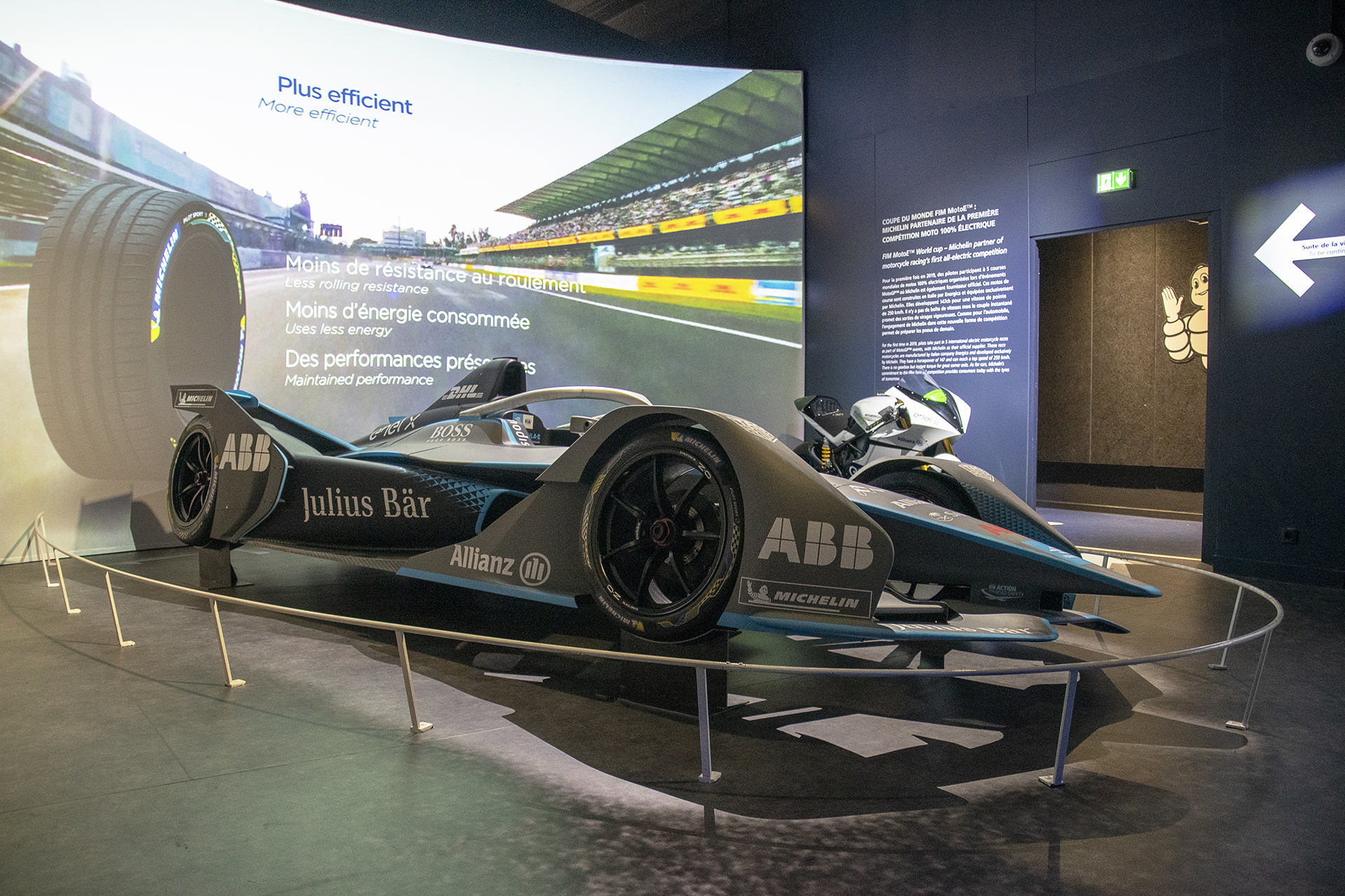 ABB Gen 2 Evo Formule E front right - L'Aventure Michelin Clermont-Ferrand