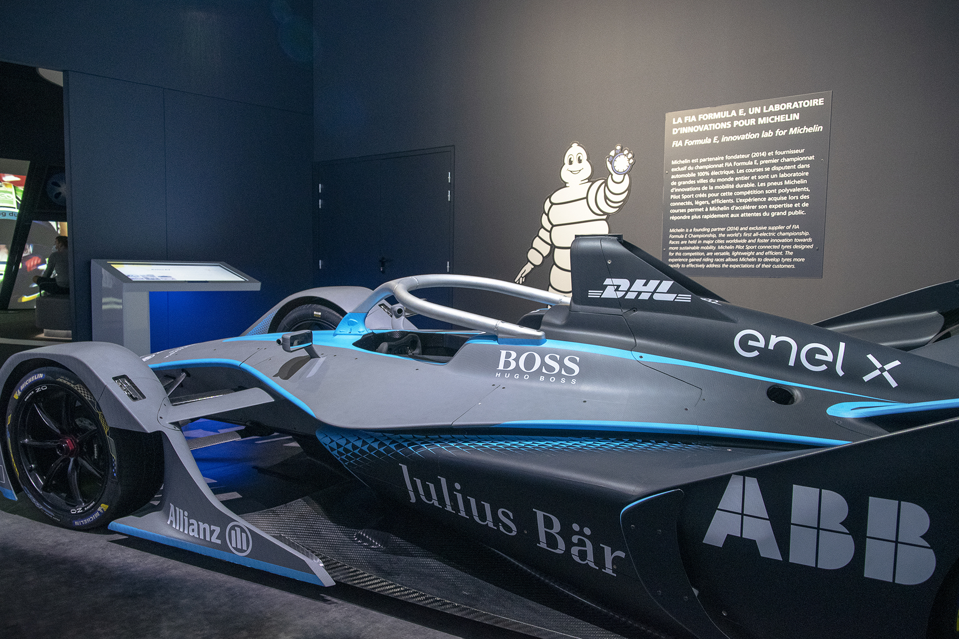 ABB Gen 2 Evo Formule E cockpit - L'Aventure Michelin Clermont-Ferrand