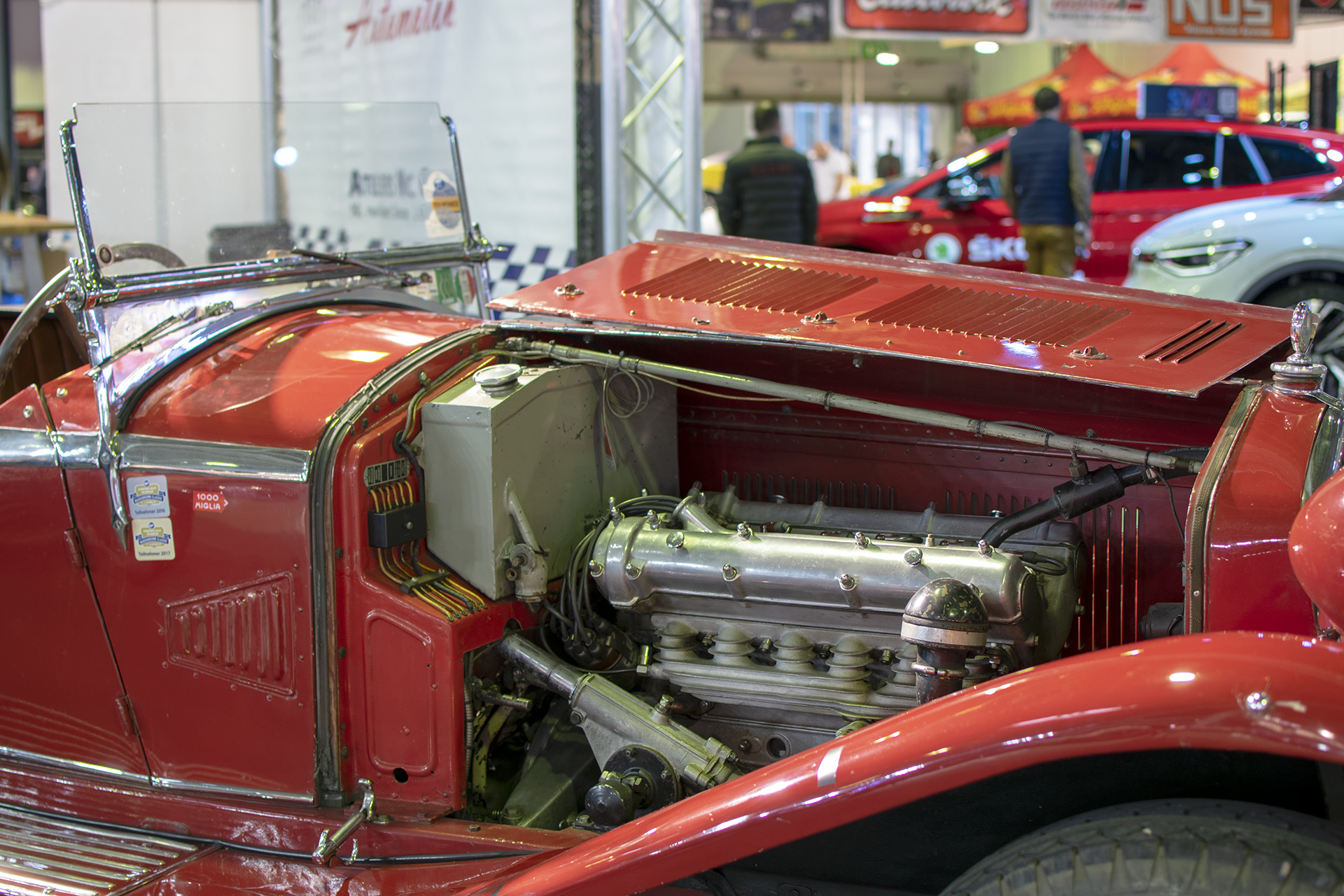 Alfa Romeo 6C 1750 Super Sport Compresseur engine - International Motor Show Luxembourg  2021