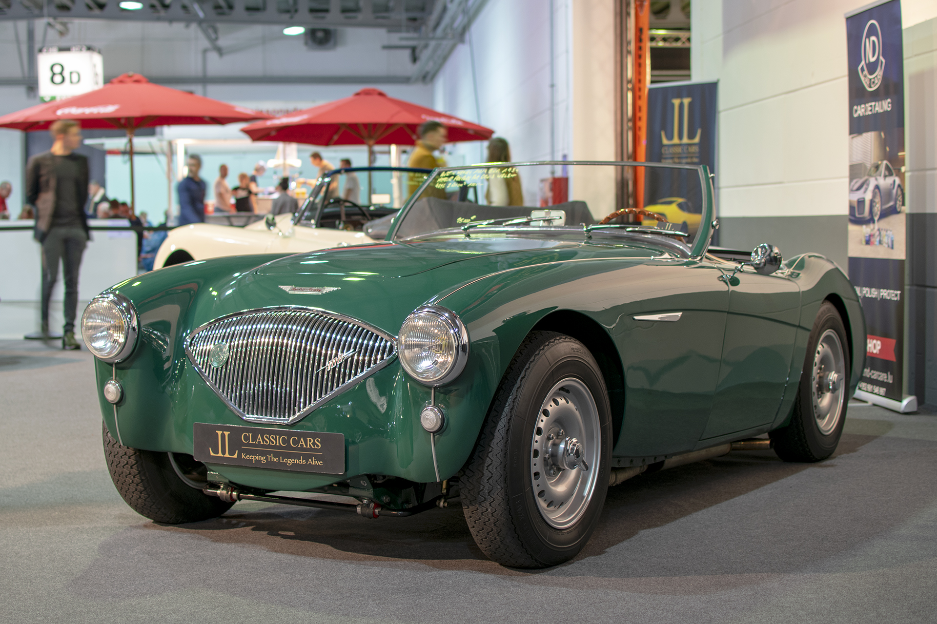 Austin-Healey 100/4 BN1 1954 front left - International Motor Show Luxembourg  2021