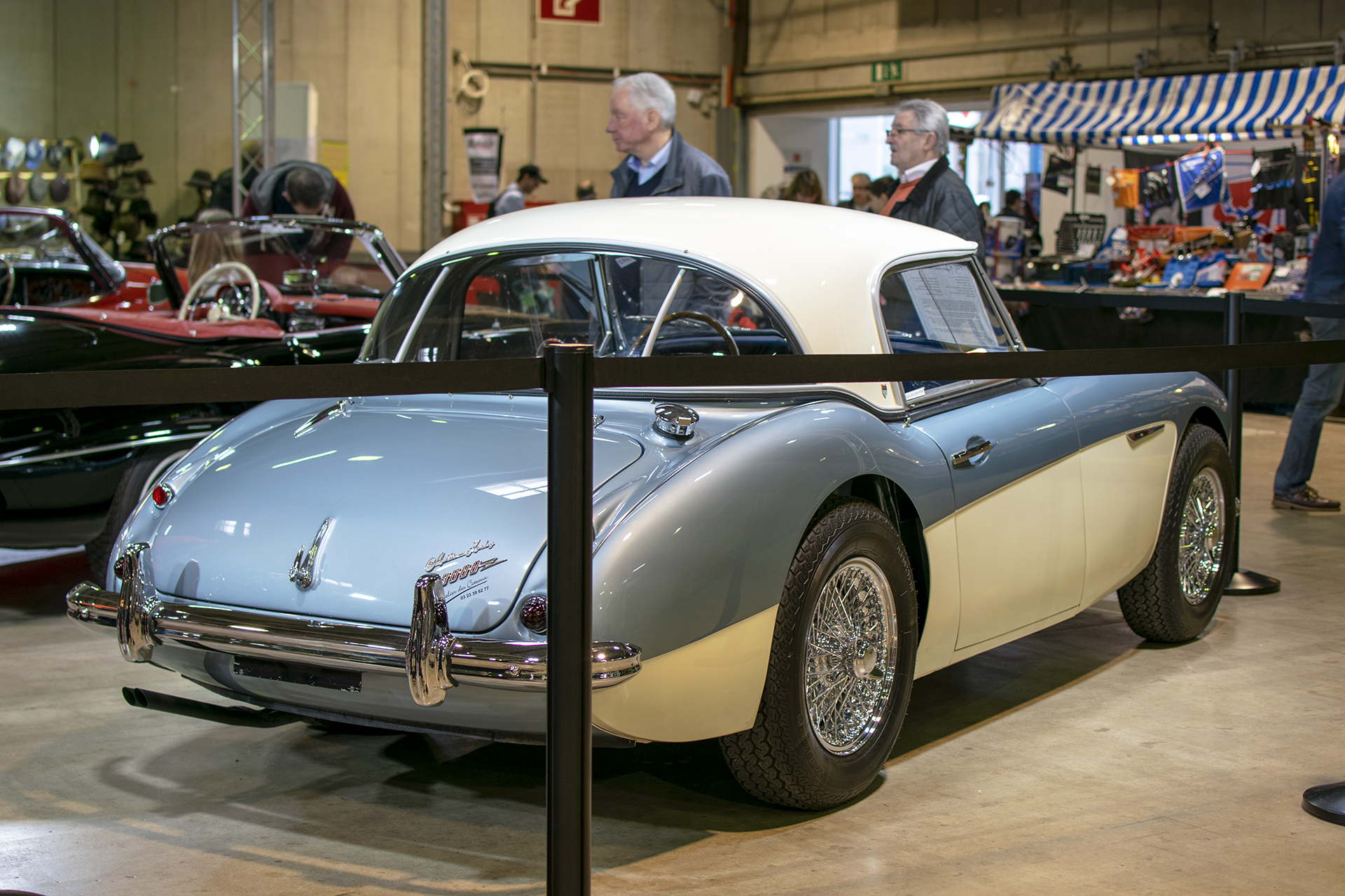 Austin-Healey 3000 MK II BT7 1962 arrière - LOF, Autotojumble, Luxembourg, 2020