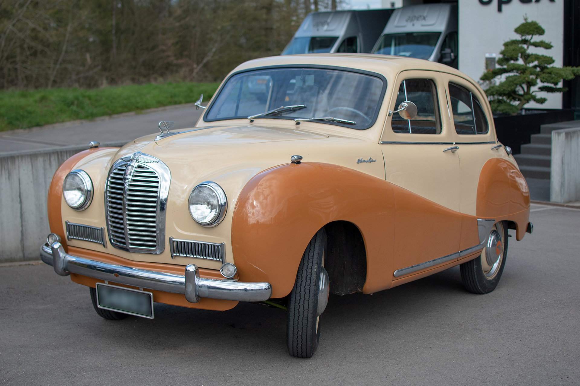 Austin A40 MKI front left - LOF Oldtimers Breakfast - Contern 2023