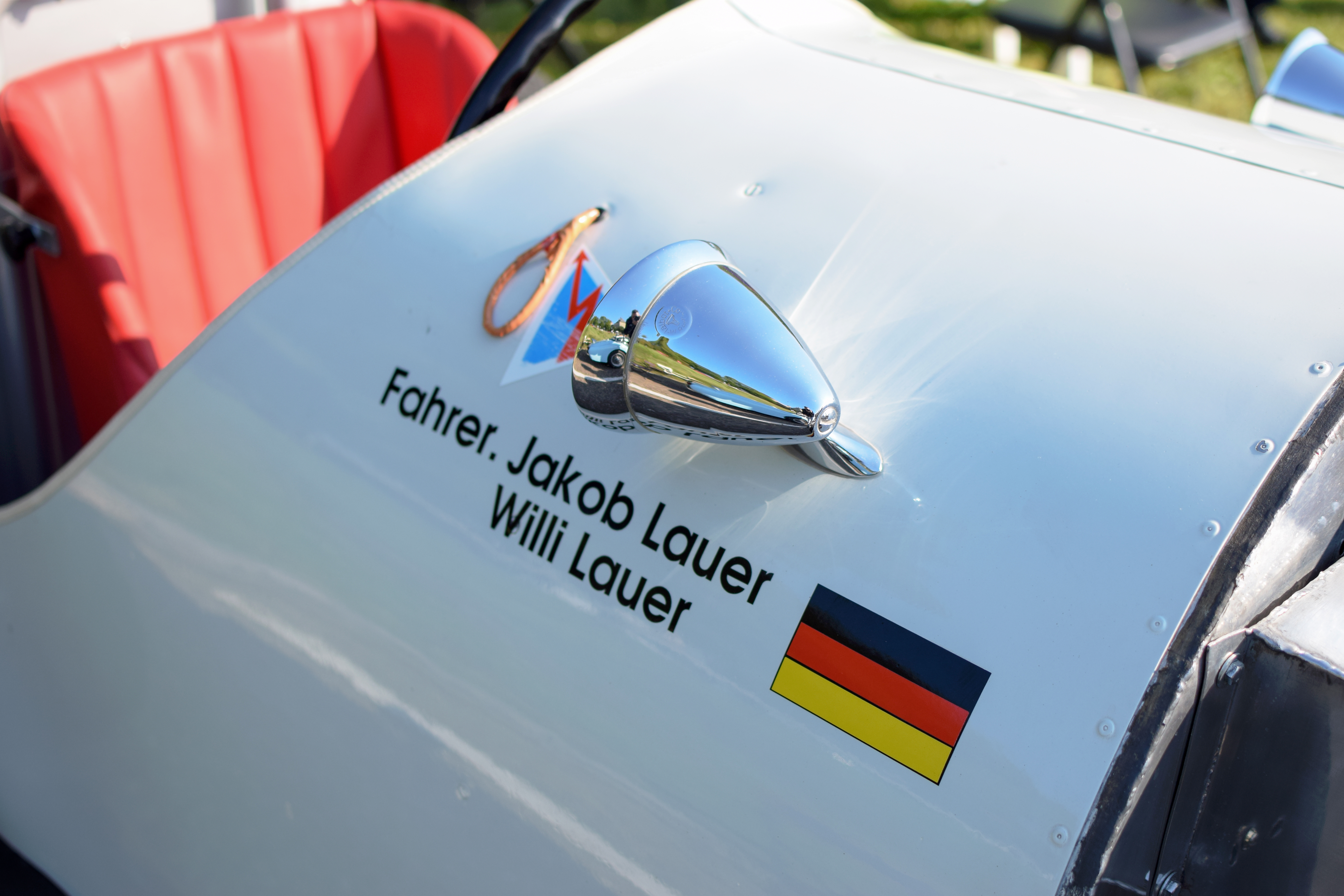 Auto Union DKW F8 Eigenbau 1948 pilot - Automania 2017, Manderen, Château de Malbrouck