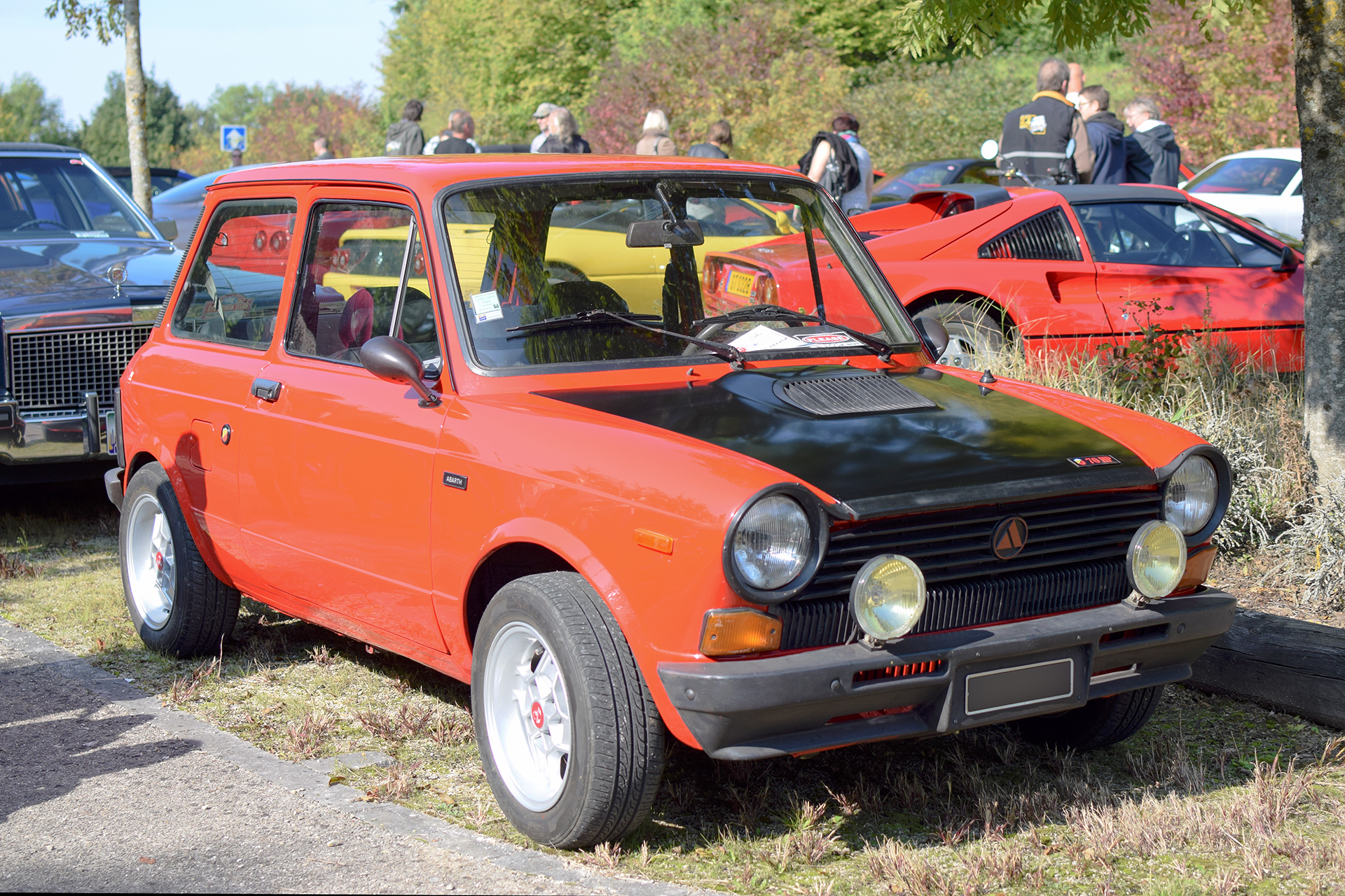 Autobianchi A112 IV Abarth 1979 front - Automania 2017, Manderen, Château de Malbrouck