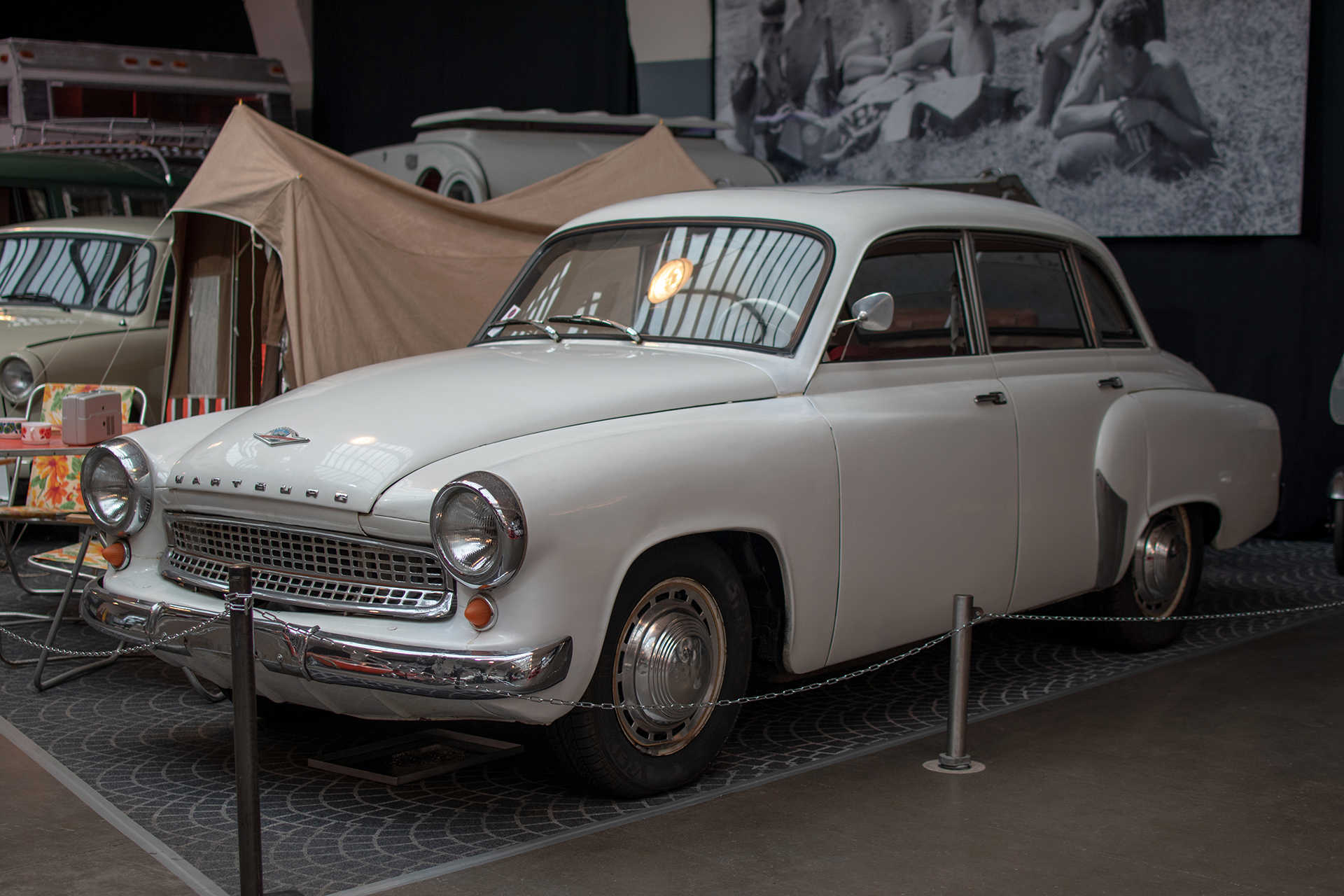 AWE Wartburg 311 front left - Conservatoire National de Véhicules Historiques, Diekirch, exposition Départ en Vacances, 2022-2023