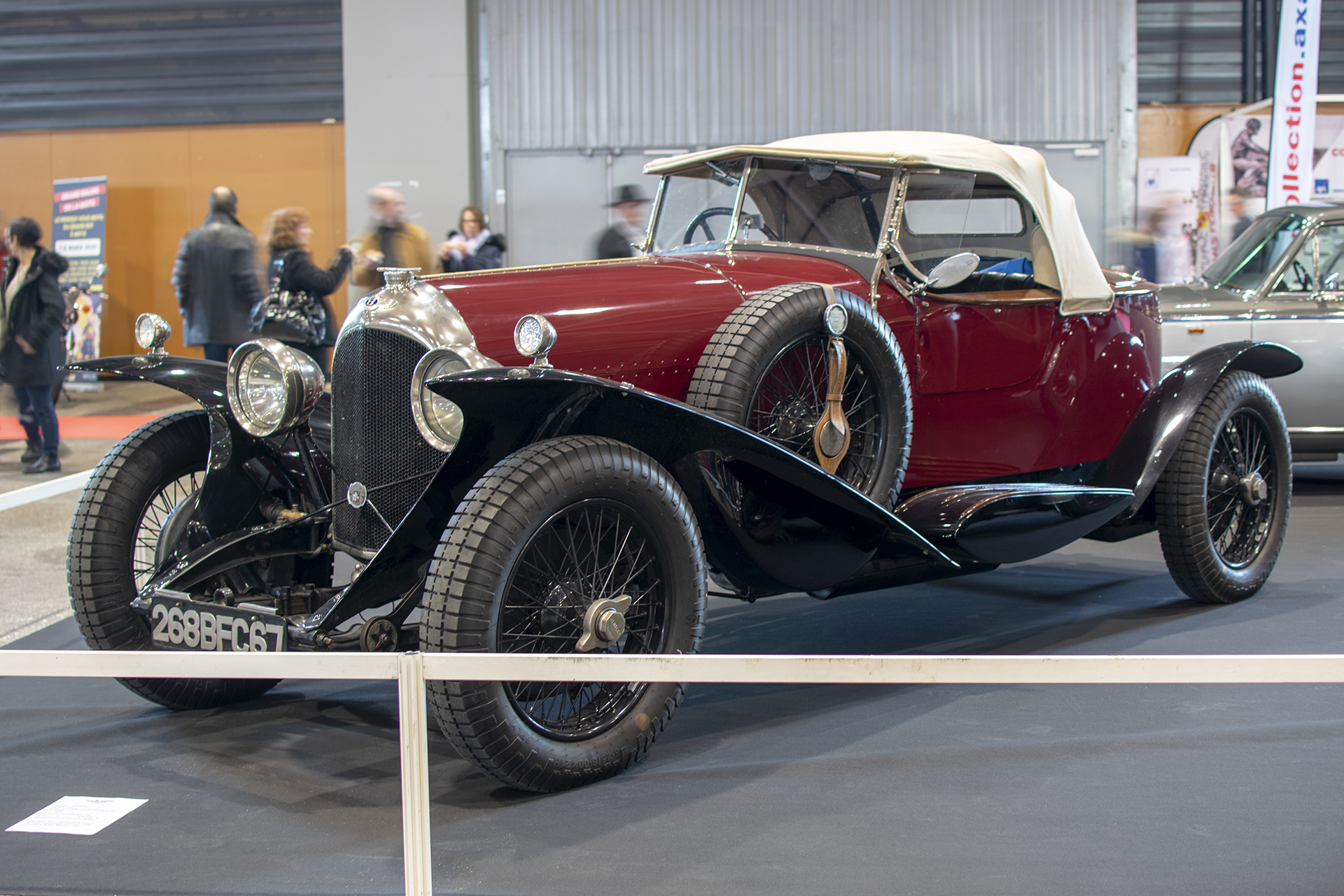 Bentley 3 Litre 1928 front left - Salon ,Auto-Moto Classic 2019, Metz,