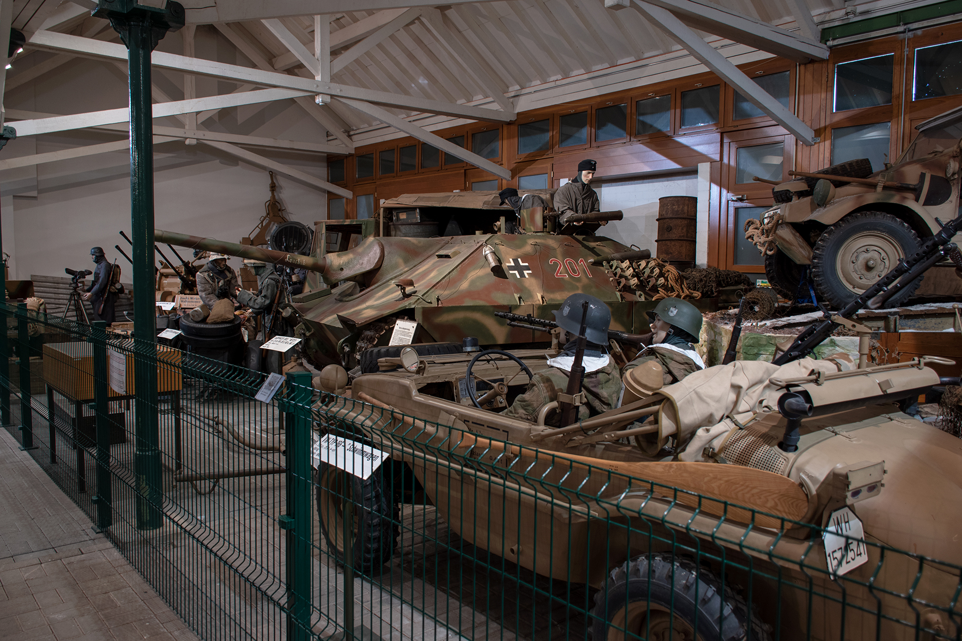 BMM Jagdpanzer 38t 1944 front left - Musée National d'Histoire Militaire, Diekirch