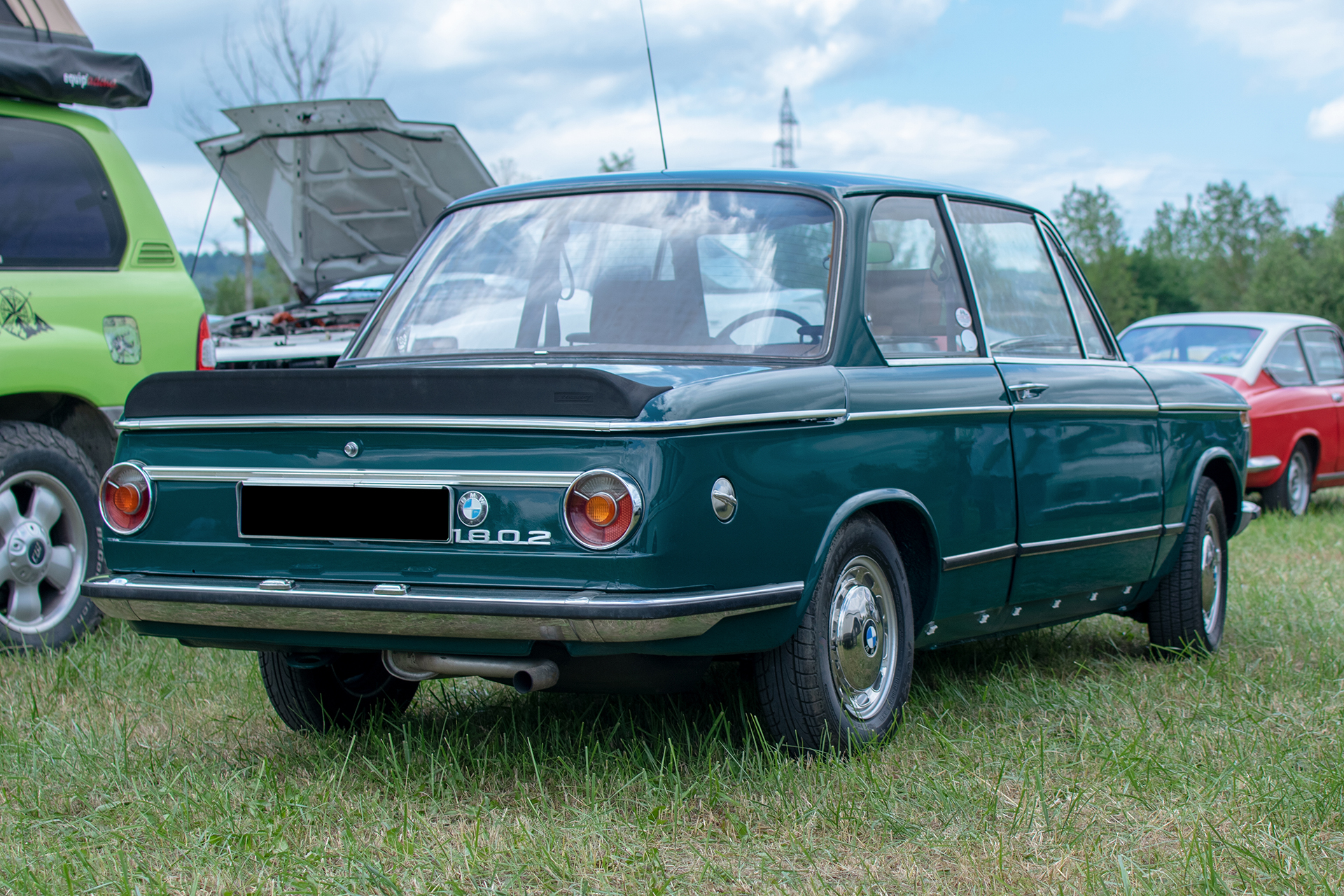 BMW 1802 arrière  - Rétro Meus'Auto ,2022, Heudicourt, Lac de la Madine