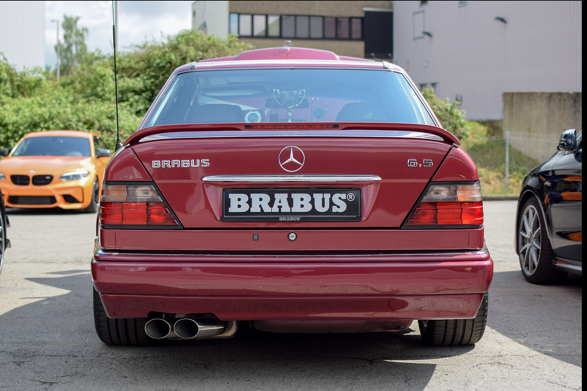 Brabus 6.5 1994 (W124 E60 AMG) back - Cars & Coffee Deluxe Luxembourg Mai 2019