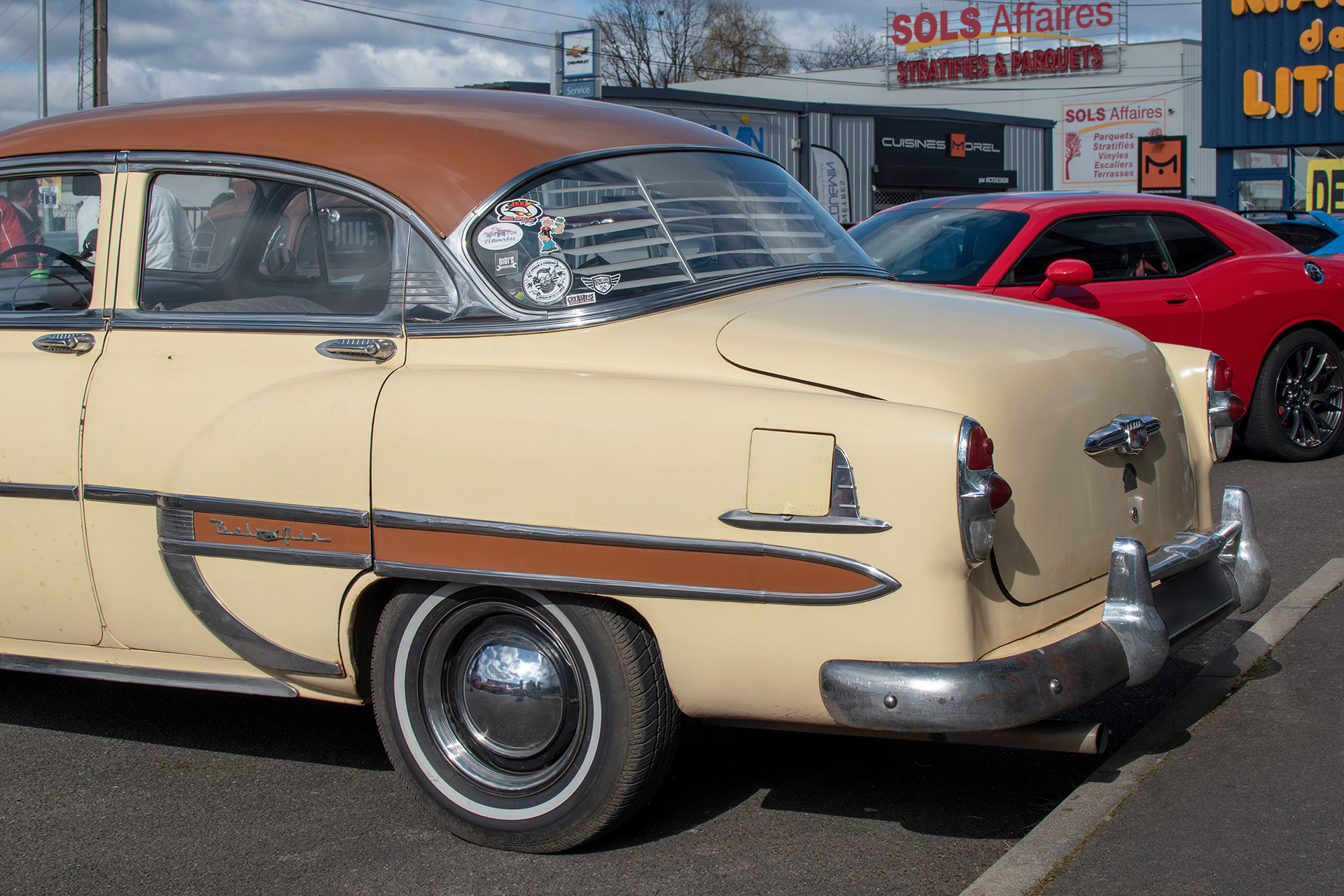 Chevrolet Bel Air I arrière- JRS Car Passion , Paye ta crêpe , Terville , février ,2023