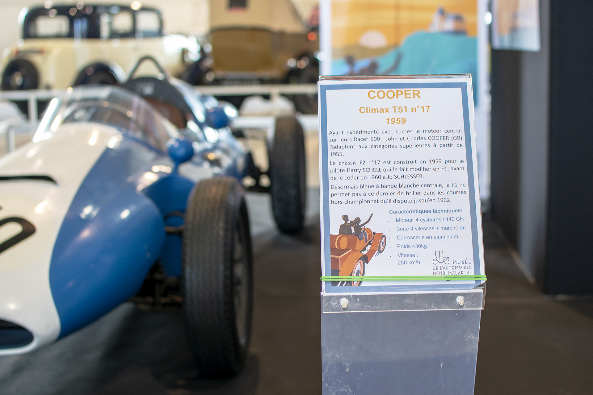 Cooper T51 1959 details - Salon ,Auto-Moto Classic, Metz, 2019