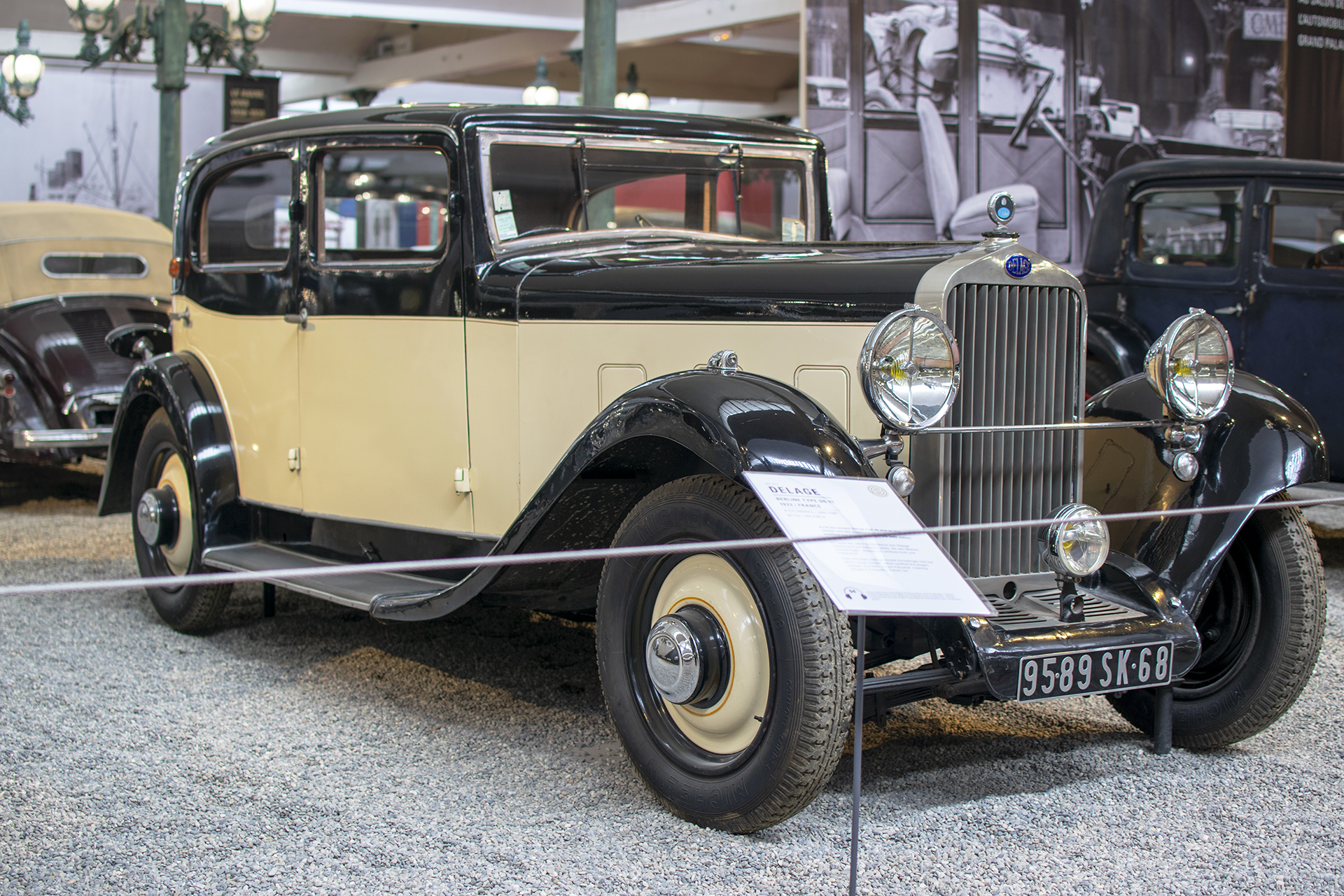  Delage type D6-11 berline 1933 - Cité de l'automobile, Collection Schlumpf, Mulhouse, 2020