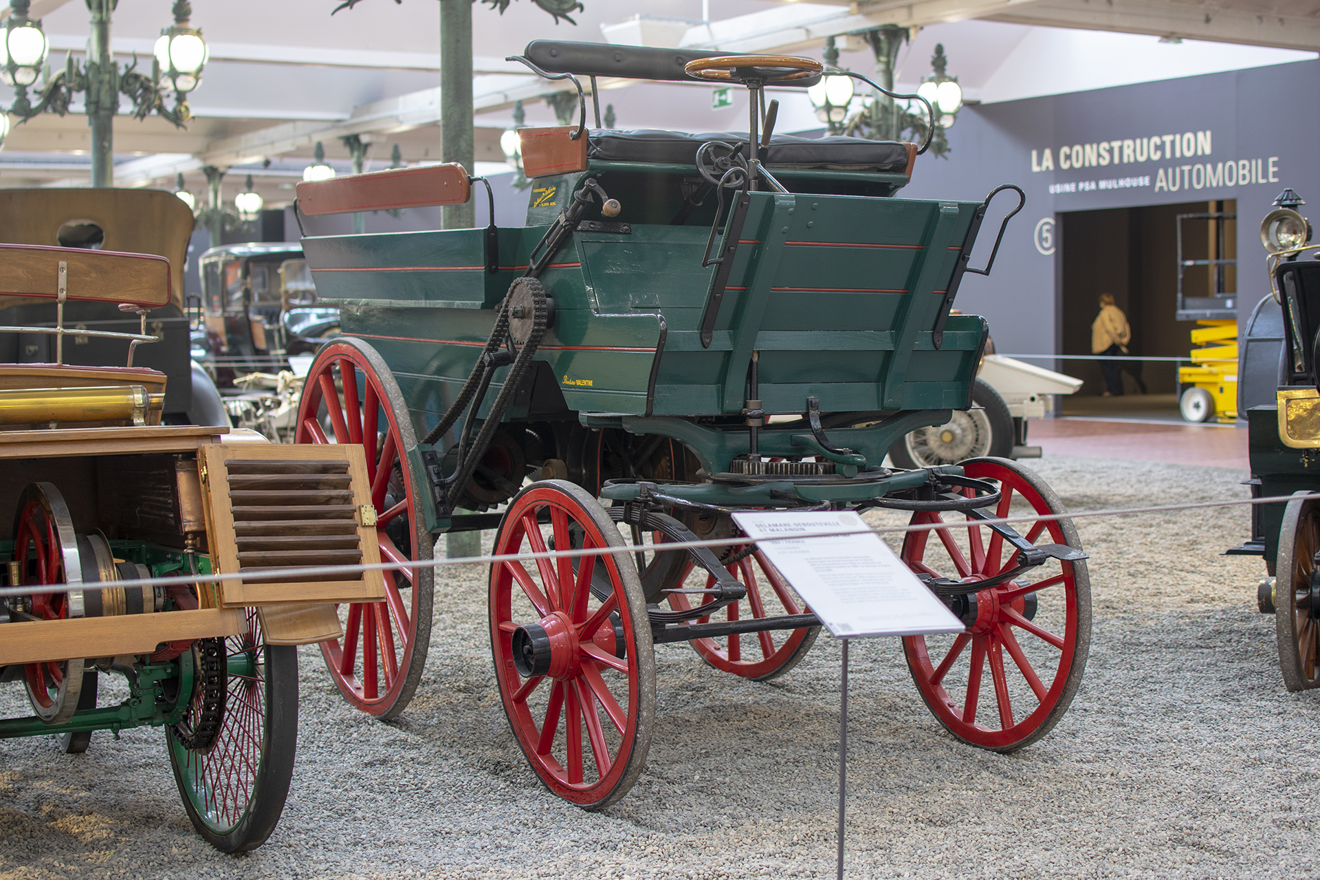 Delamare-Deboutteville 1884 (reconstitution de 1984) - Cité de l'automobile, Collection Schlumpf, Mulhouse, 2020