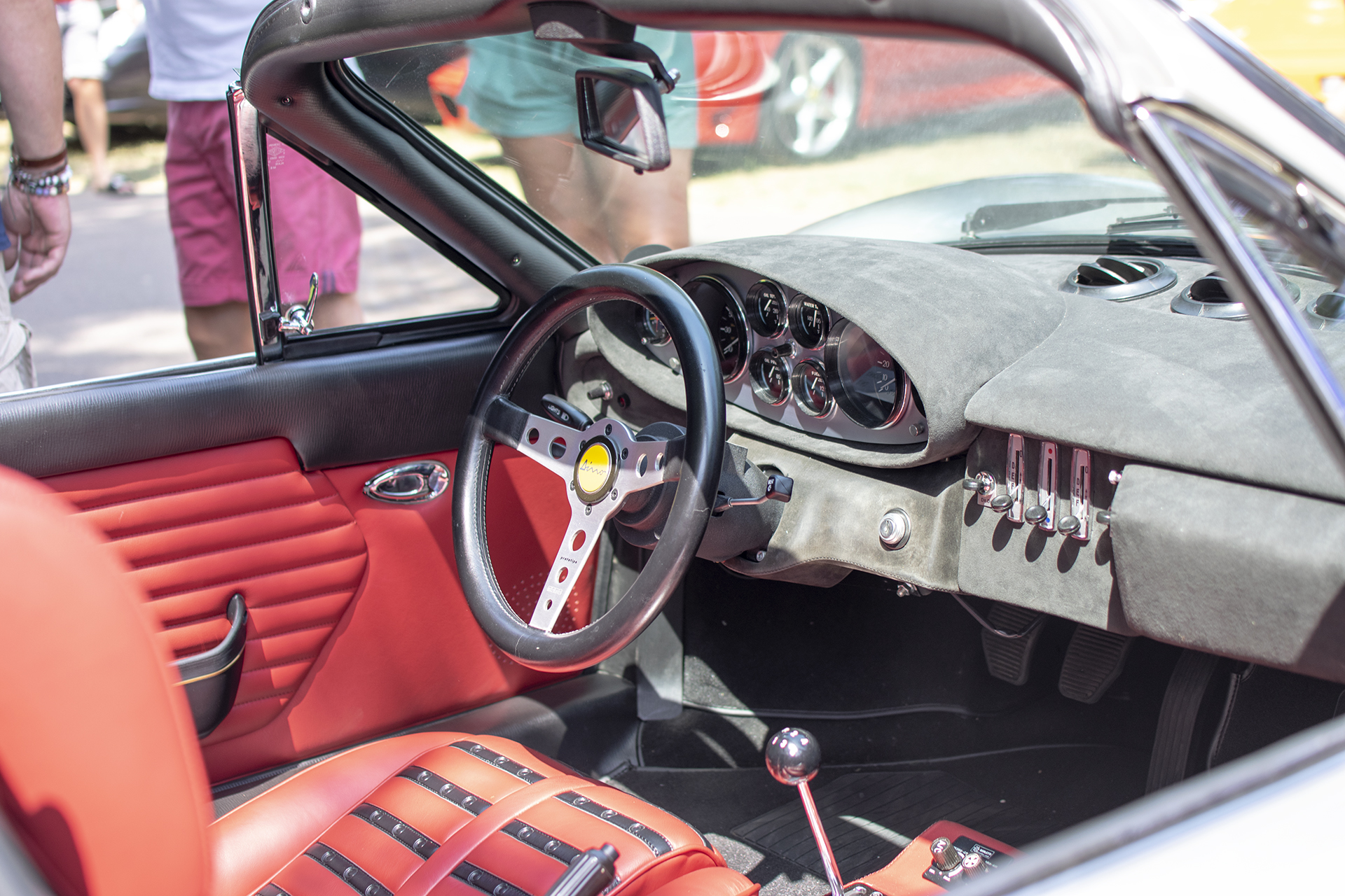 Dino 246 GTS cockpit  - Automania 2022 , Lac de Creutzwald