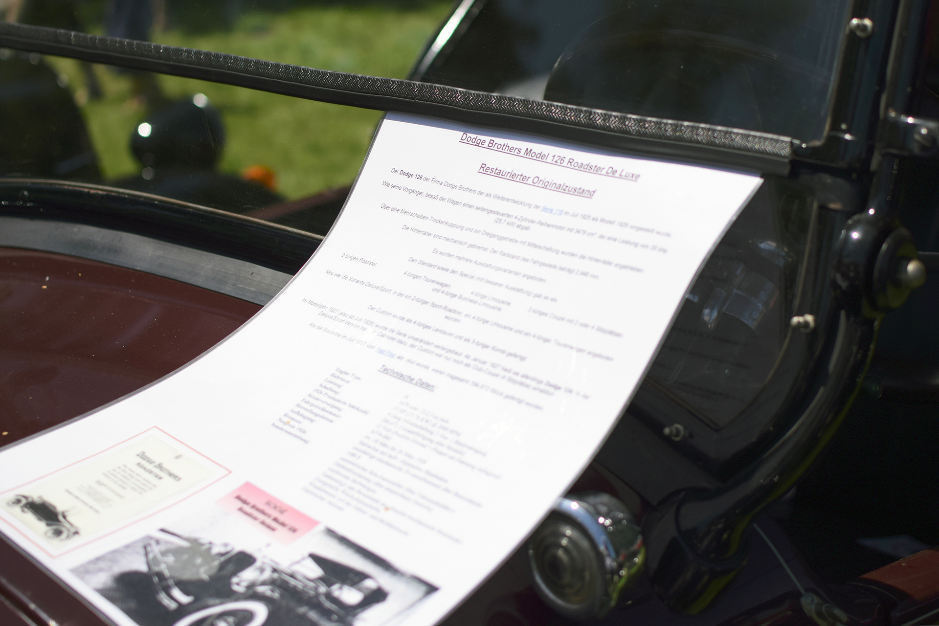 Dodge 126 details- Automania 2016, Château de Freistroff