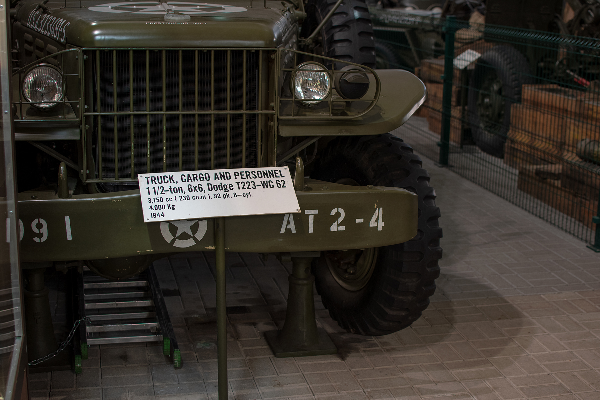 Dodge WC62 (T223) 1944 infos - Musée National d'Histoire Militaire, Diekirch