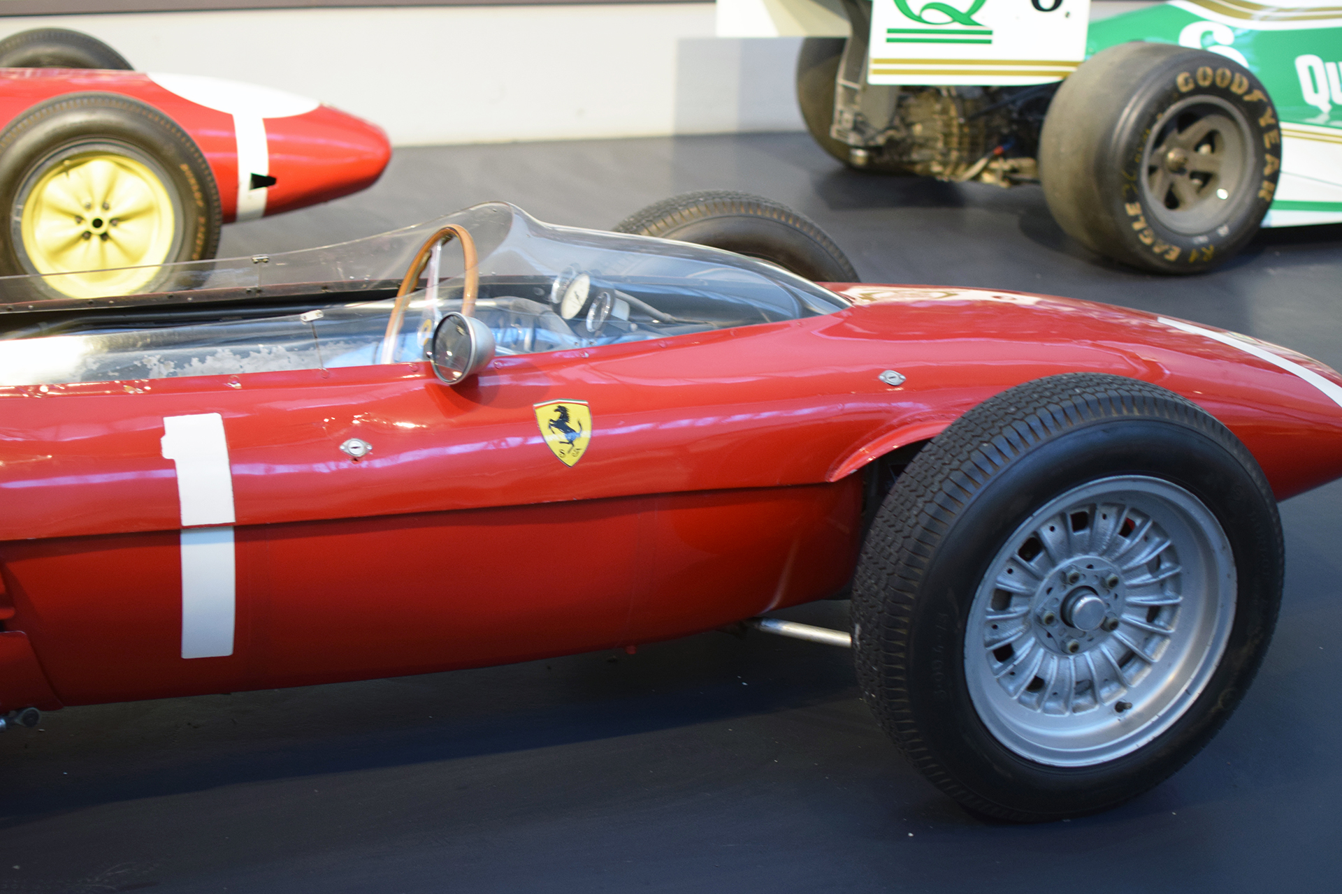 Ferrari 156B monoplace F1 1963 wheel - Cité de l'automobile, Collection Schlumpf, Mulhouse
