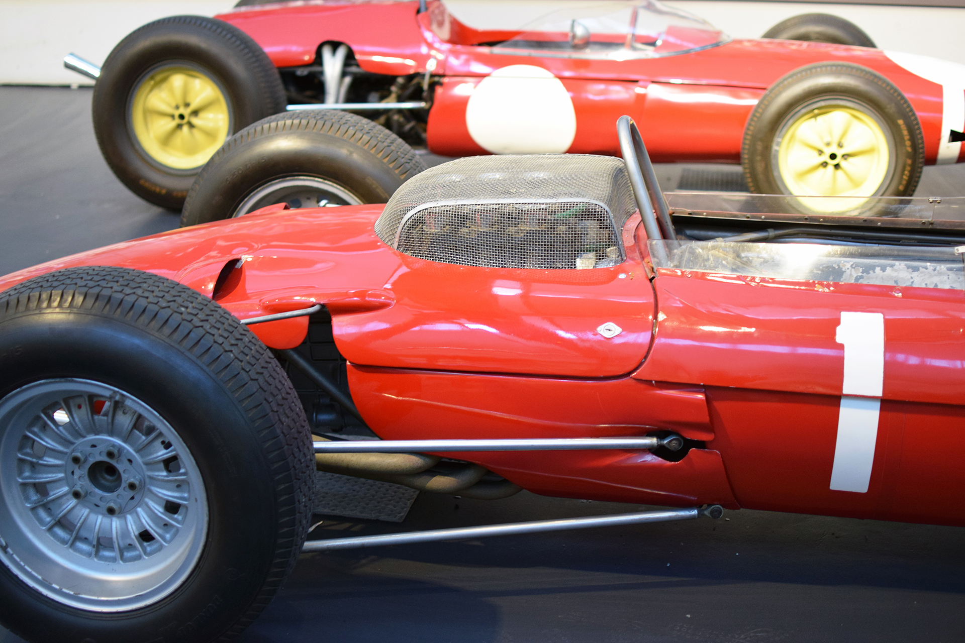 Ferrari 156B monoplace F1 1963 engine - Cité de l'automobile, Collection Schlumpf, Mulhouse