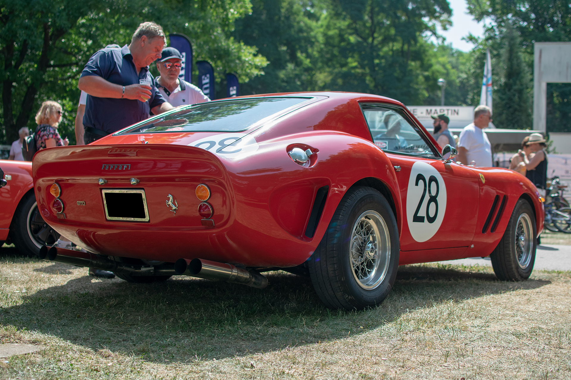 Ferrari 250 GTO arrière  - Automania 2022 , Lac de Creutzwald