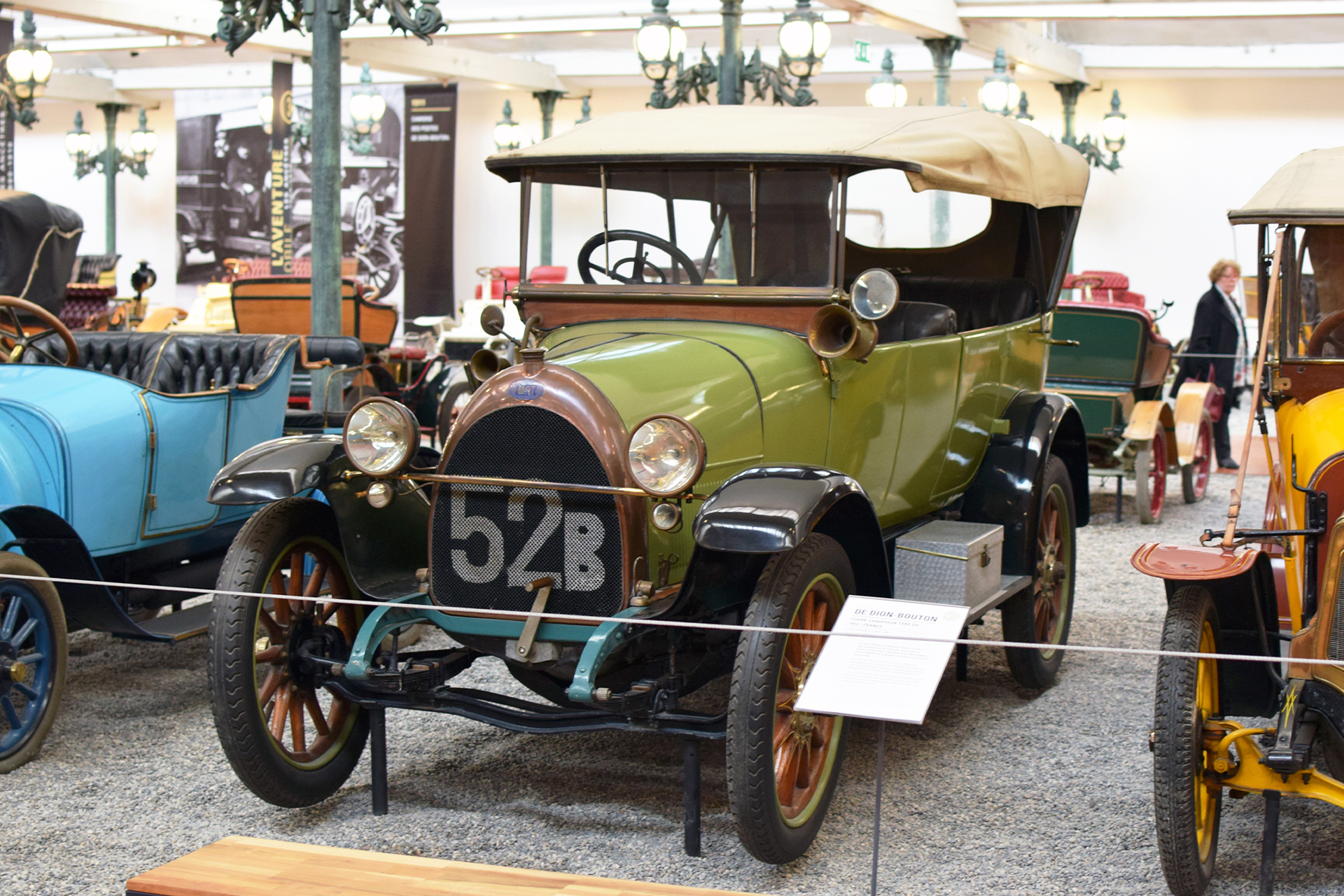 Fiat 52B torpedo 1918 - Cité de l'automobile, Collection Schlumpf, Mulhouse