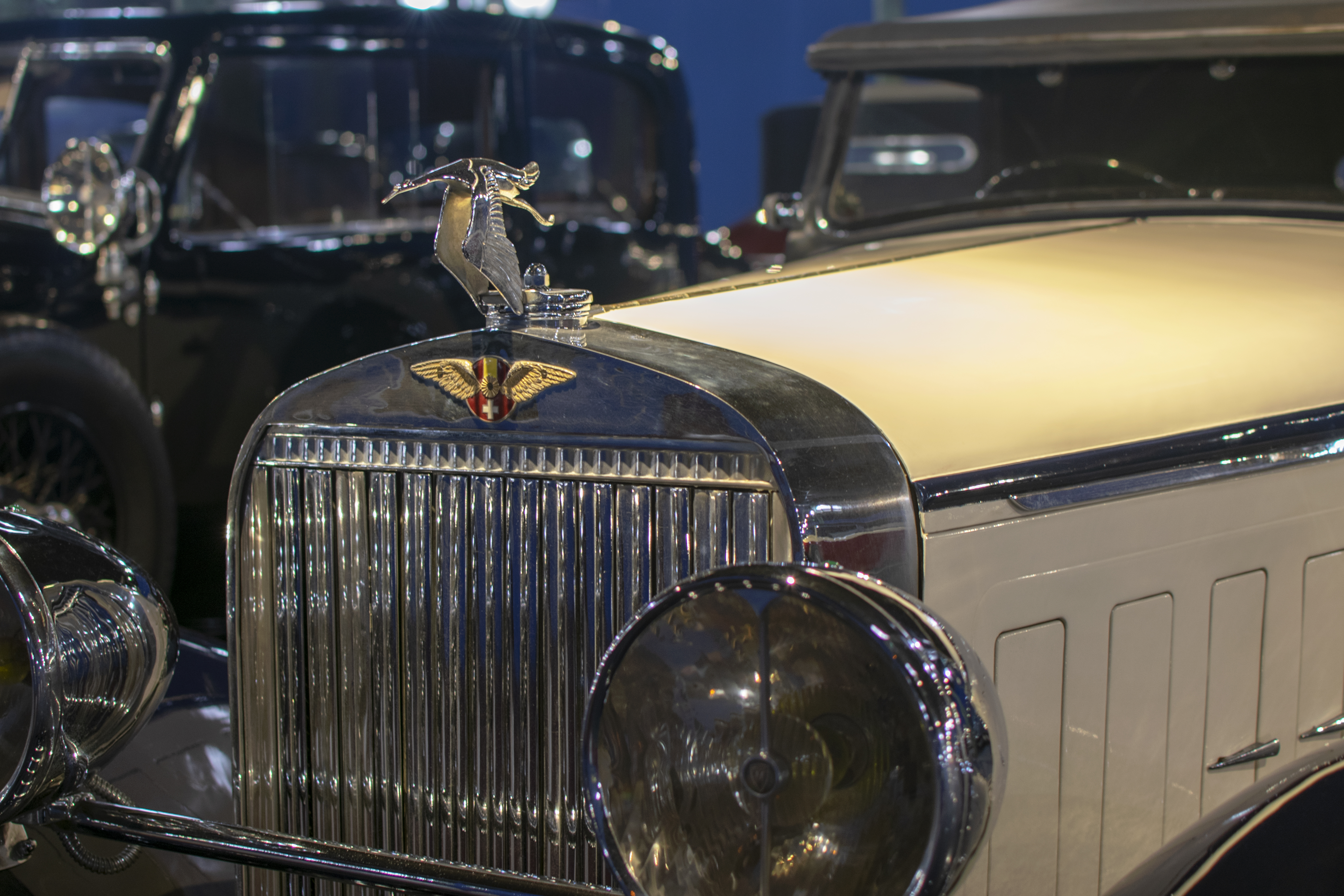 Hispano-Suiza K6 cabriolet bouchon de radiateur - Cité de l'automobile, Collection Schlumpf, Mulhouse, 2020