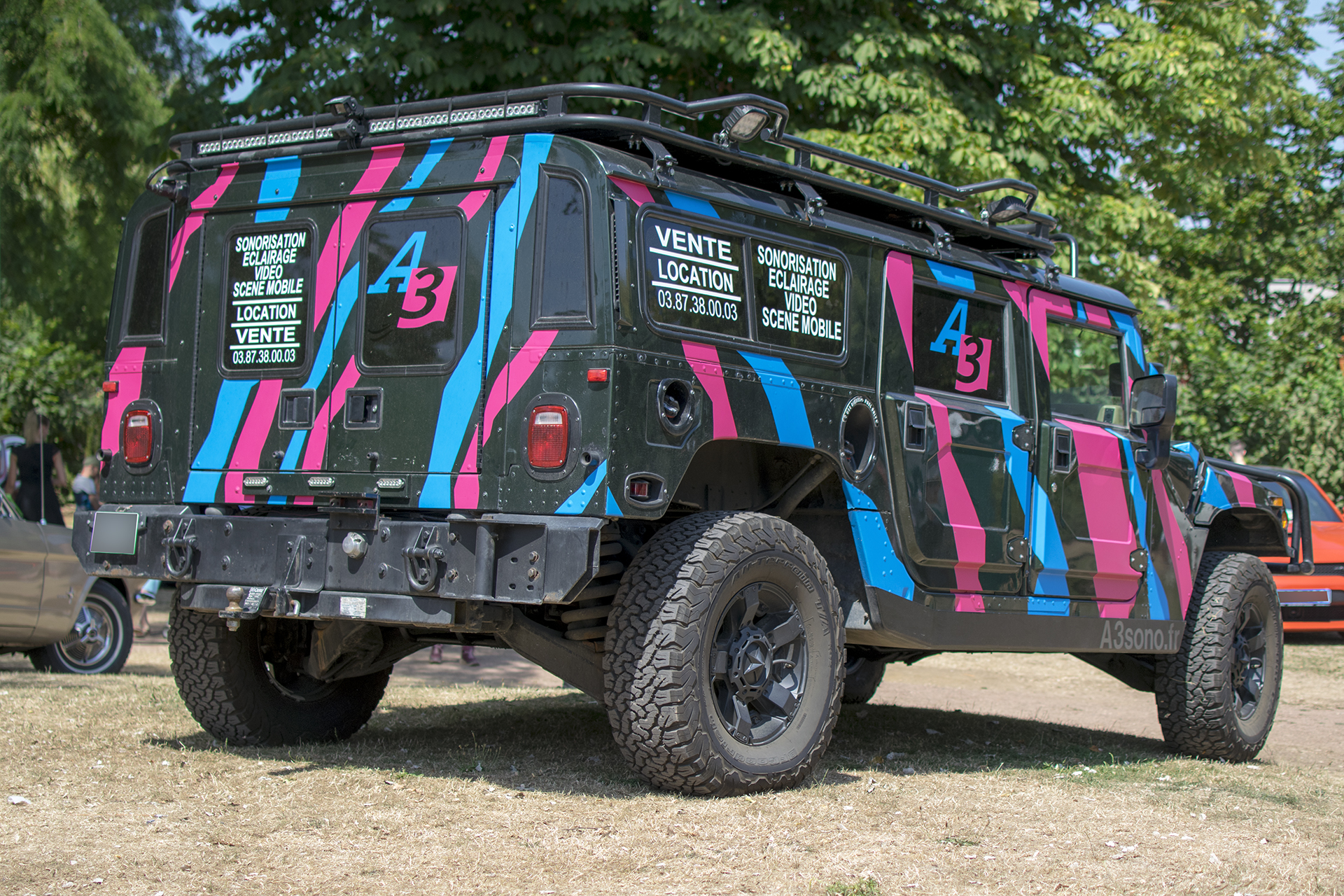 Hummer H1 back - Rêve américain, Balastière Meeting, Hagondange, 2019