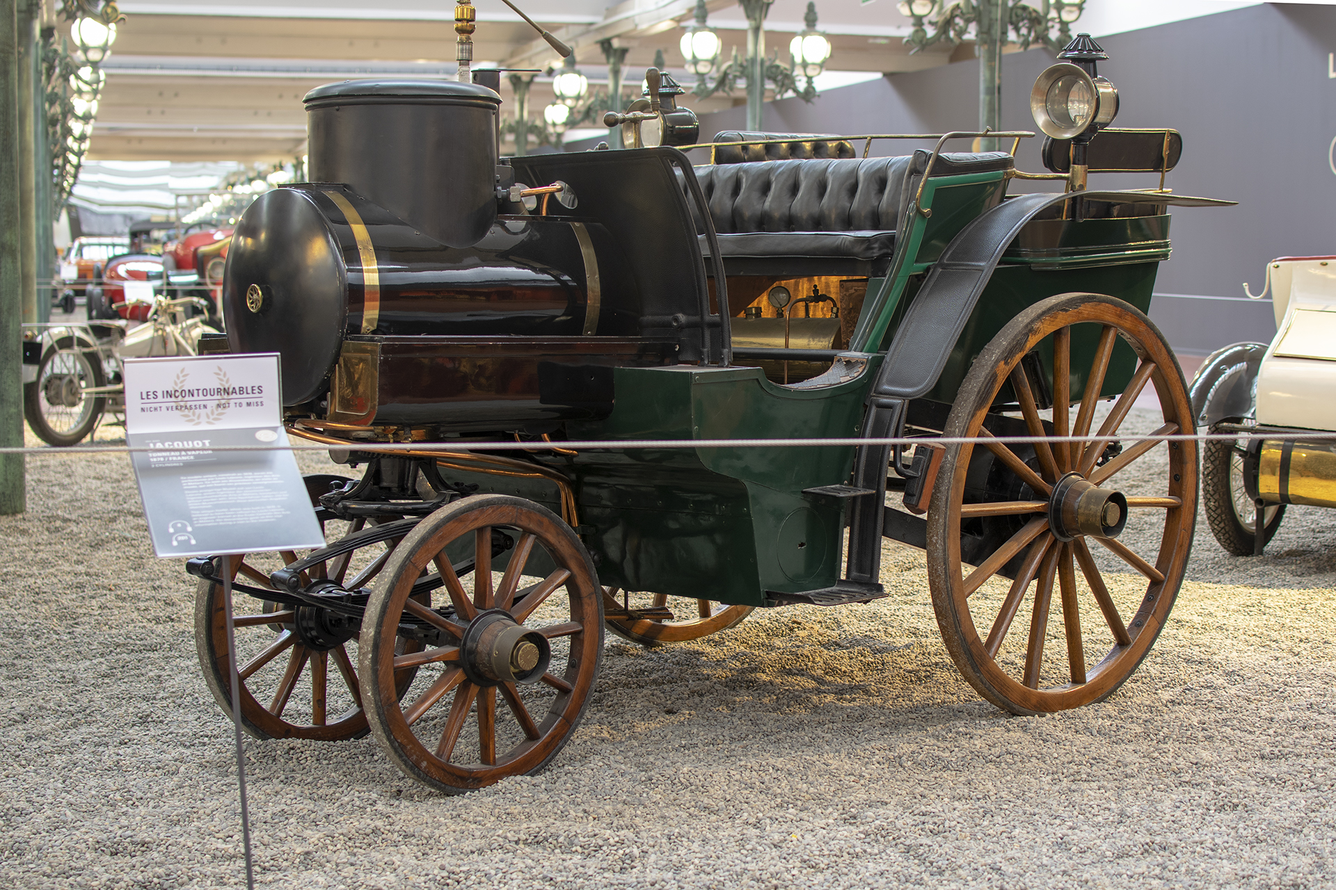 Jacquot tonneau à vapeur - Cité de l'automobile, Collection Schlumpf, Mulhouse, 2020