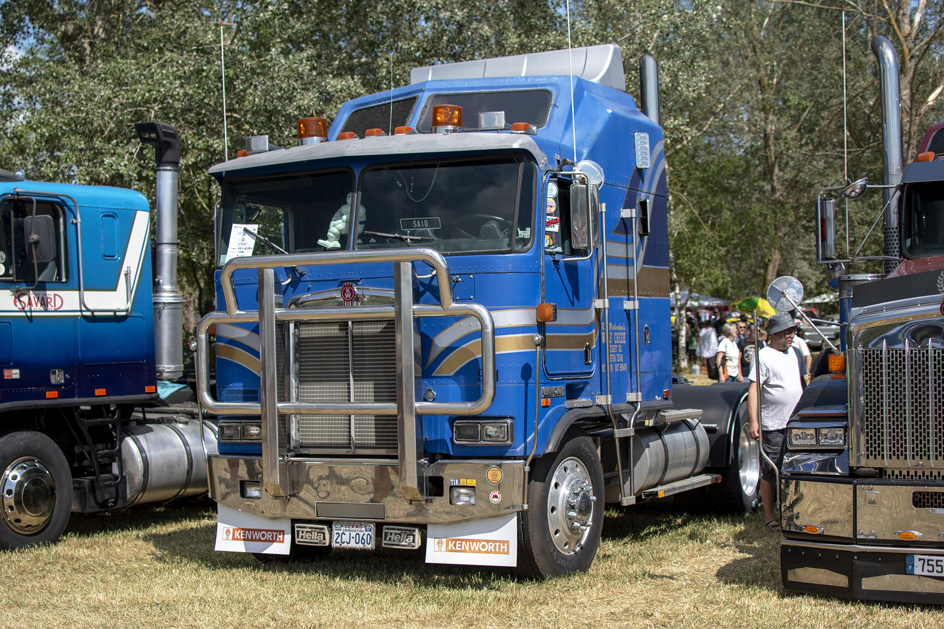 Kenworth K100 1984 - Rétro Meus'Auto 2023, Heudicourt, Lac de la Madine