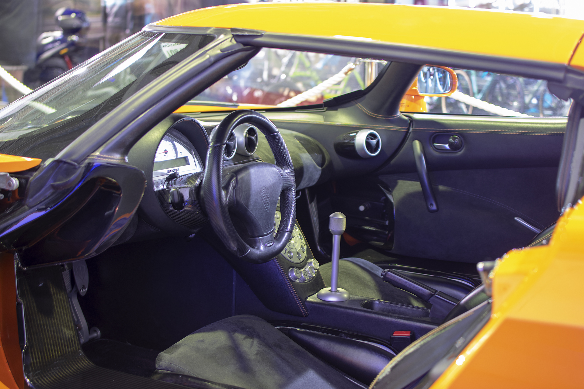 Koenigsegg CCR dashboard - International Motor Show Luxembourg  2021