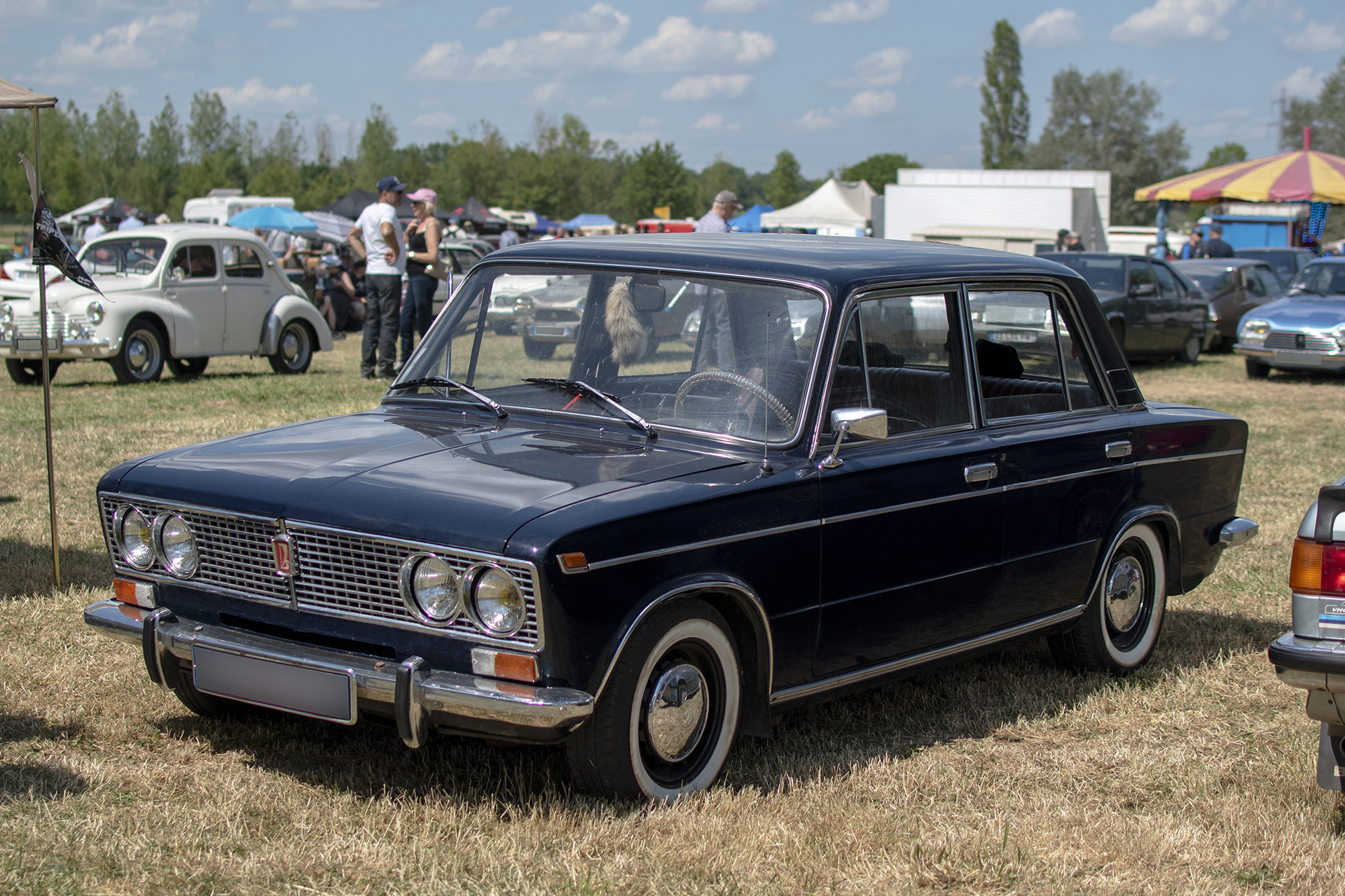 Lada 2103 - Rétro Meus'Auto 2023, Heudicourt, Lac de la Madine