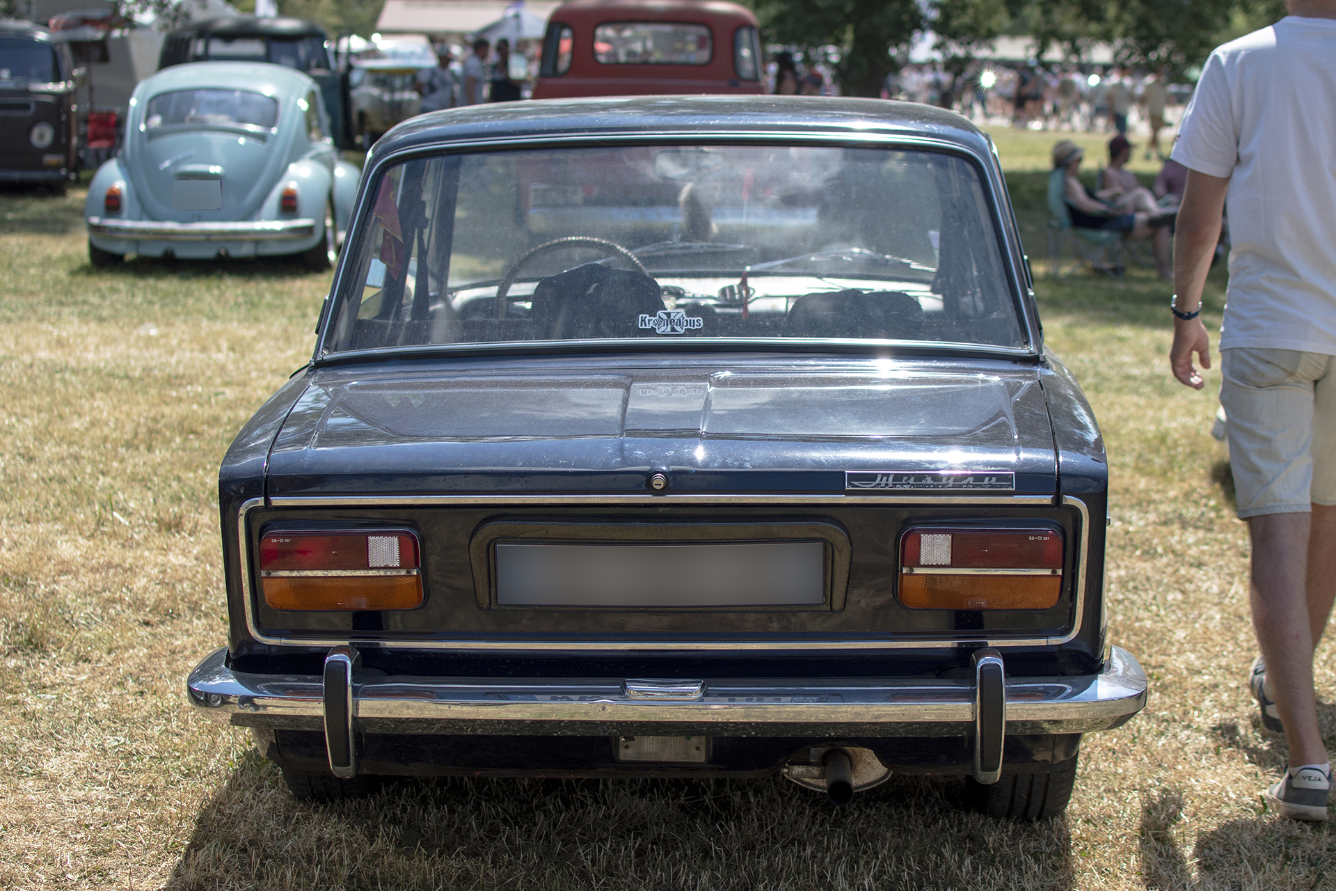 Lada 2103 back - Rétro Meus'Auto 2023, Heudicourt, Lac de la Madine