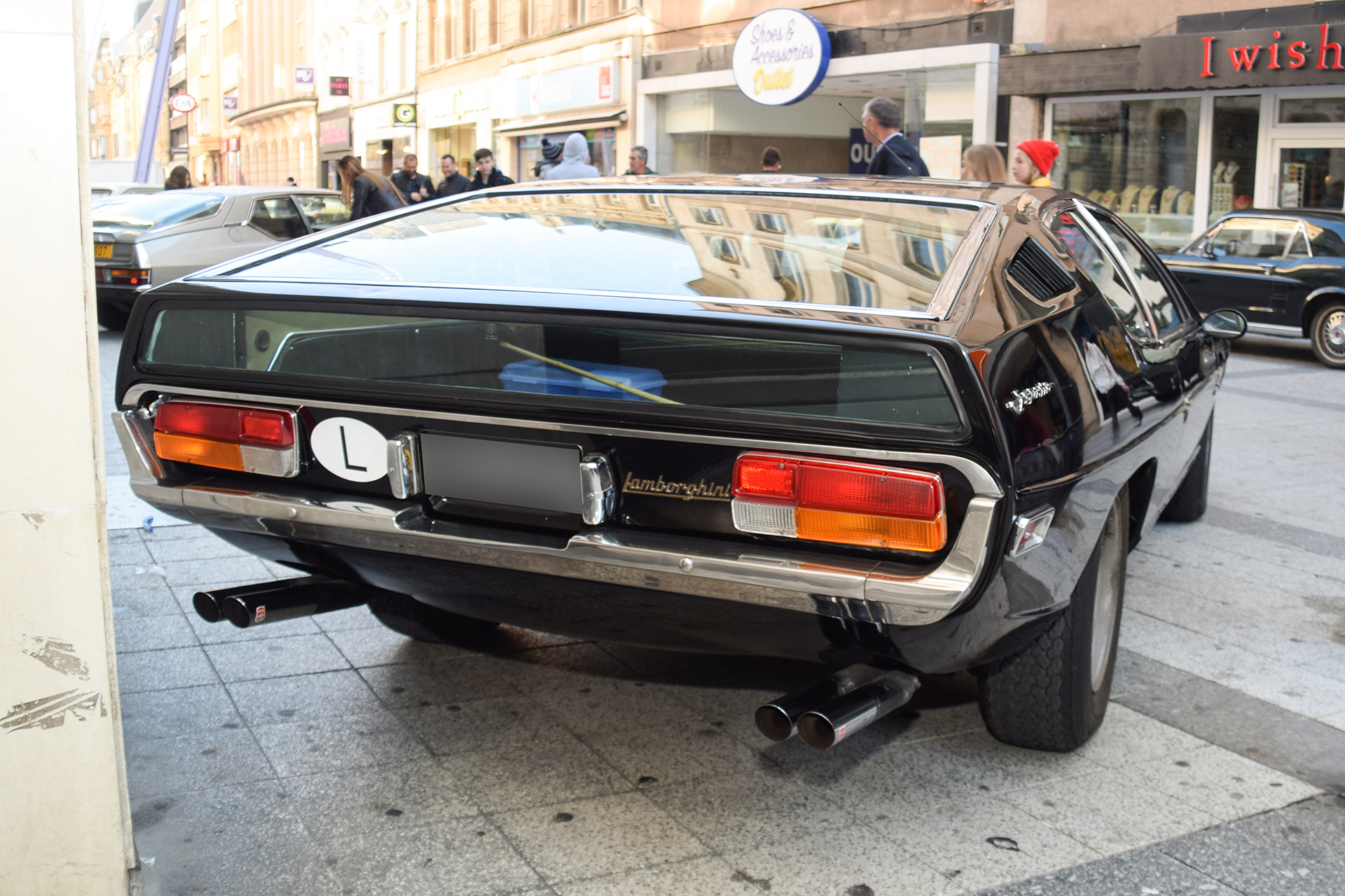 Lamborghini Espada série II arrière - LOF Oldtimer Breakfast Esch-sur-Alzette 2018