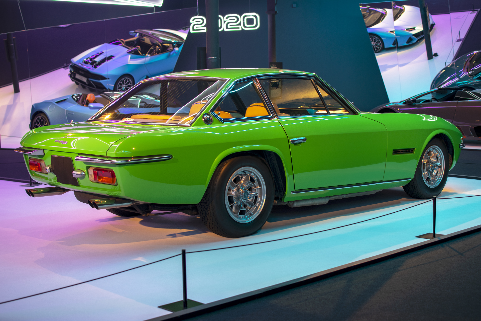 Lamborghini Islero 400 GTS 1969 arrière - Cité de l'automobile, Collection Schlumpf, Mulhouse, 2020