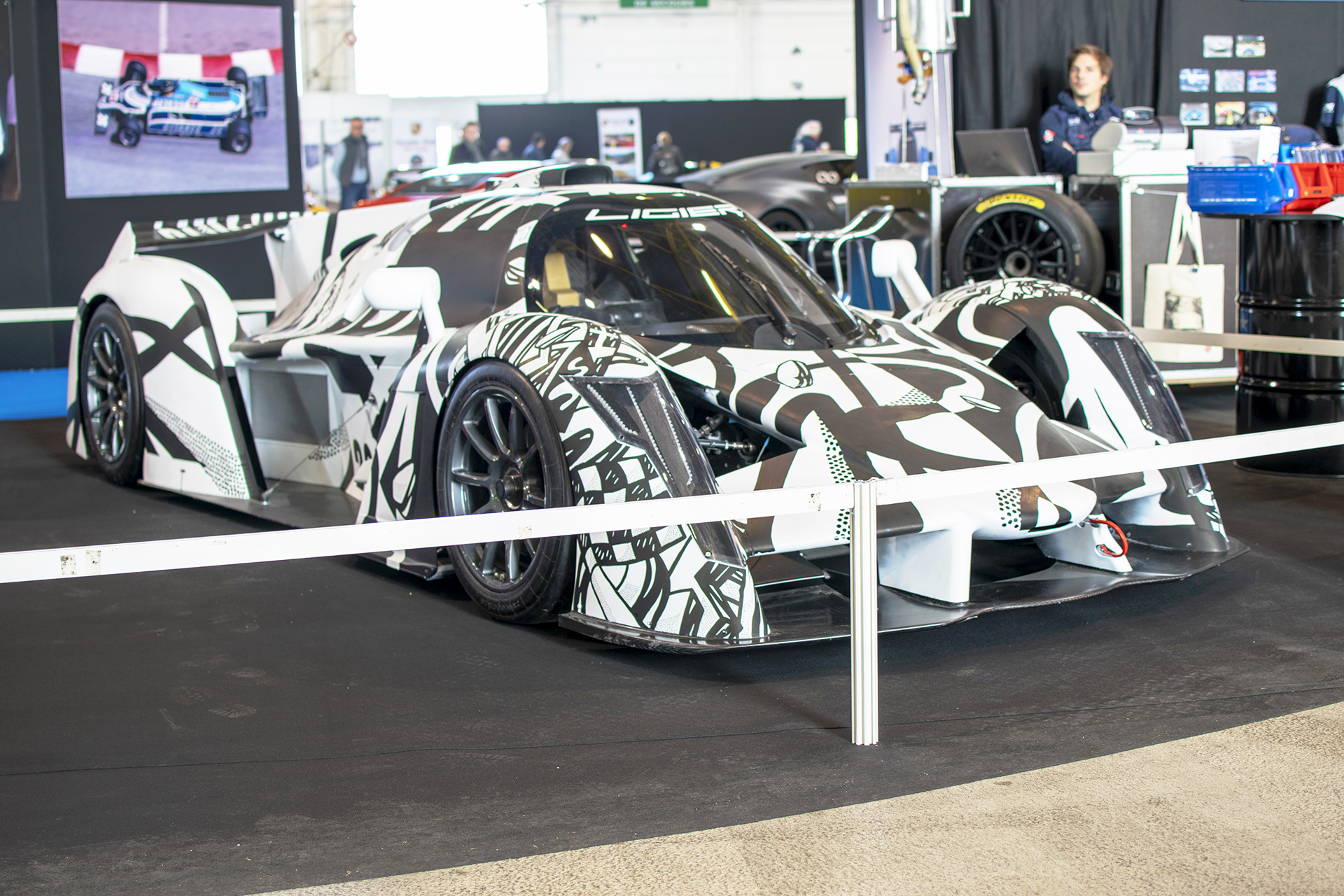 Ligier JS P4 art car Nairone -  Salon ,Auto-Moto Classic, Metz, 2019