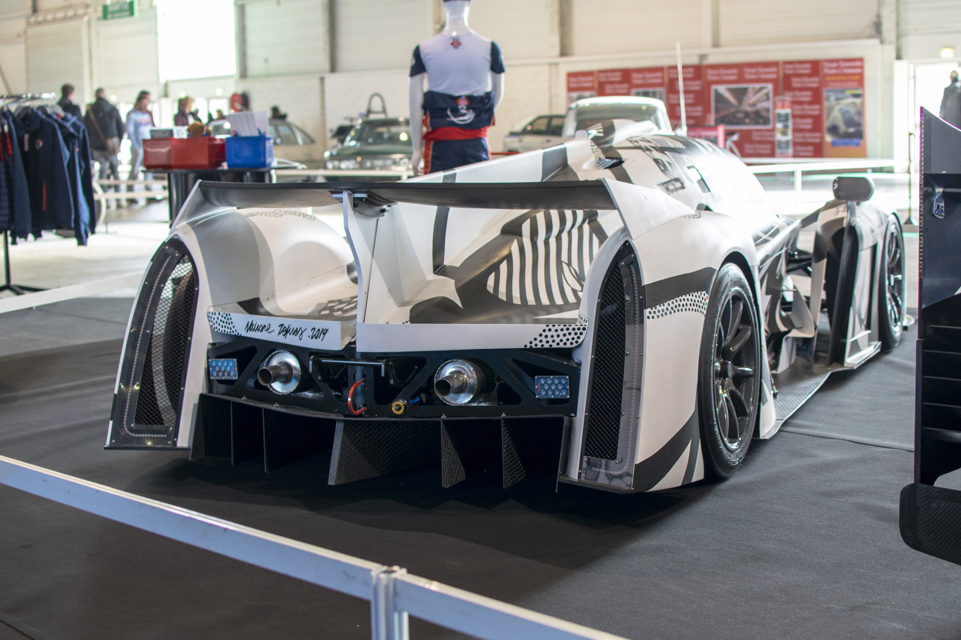 Ligier JS P4 art car Nairone arrière  -  Salon ,Auto-Moto Classic, Metz, 2019