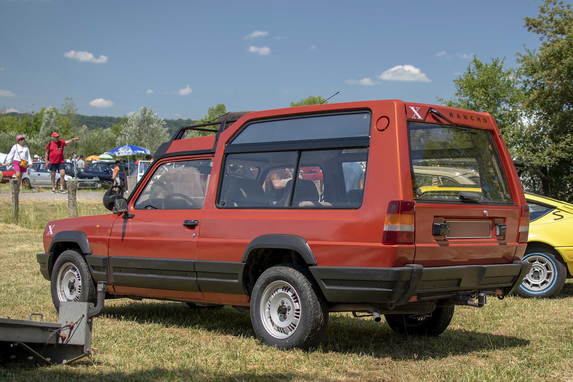 Matra-Simca Rancho 1981 arrière - Rétro Meus'Auto ,2023, Heudicourt, Lac de la Madine
