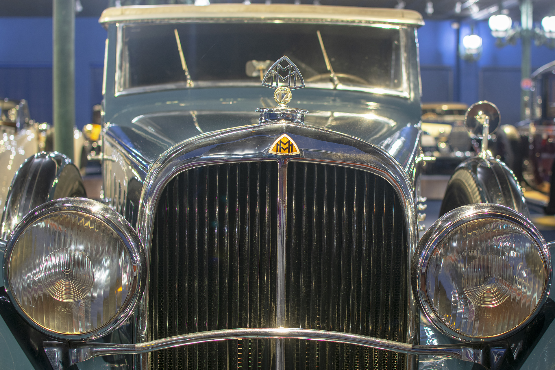 Maybach Zeppelin DS8 Convertible 1934 front - Cité de l'automobile, Collection Schlumpf, Mulhouse, 2020