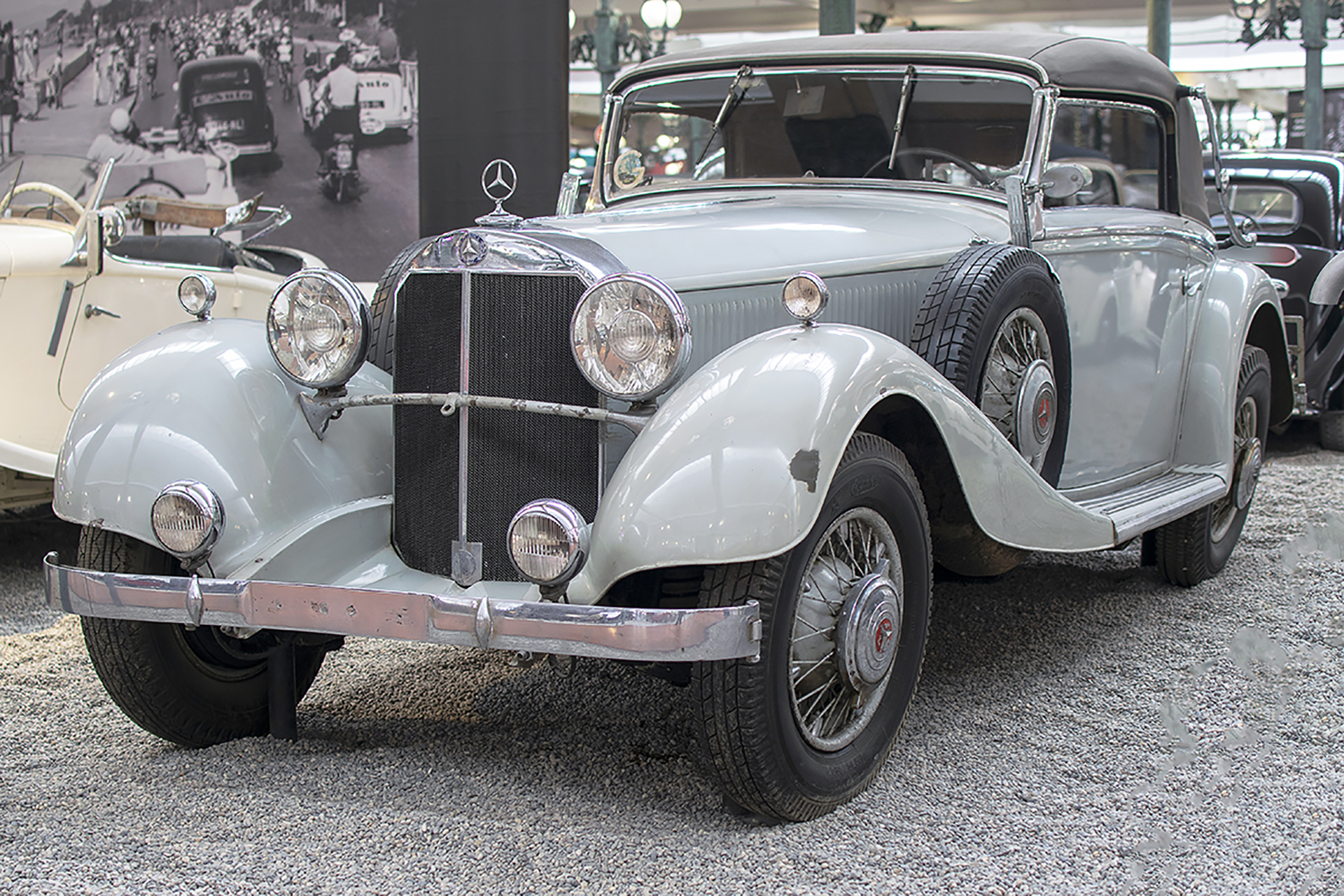 Mercedes-Benz W22 380 Convertible 1933 - Cité de l'automobile, Collection Schlumpf, Mulhouse, 2020