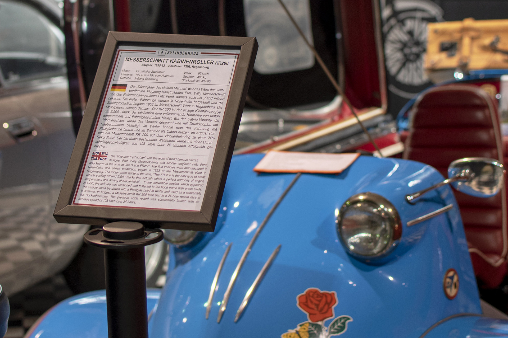 Messerschmitt KR 200 Kabinenroller - Auto Jumble ,2025, Luxembourg, all thing classic