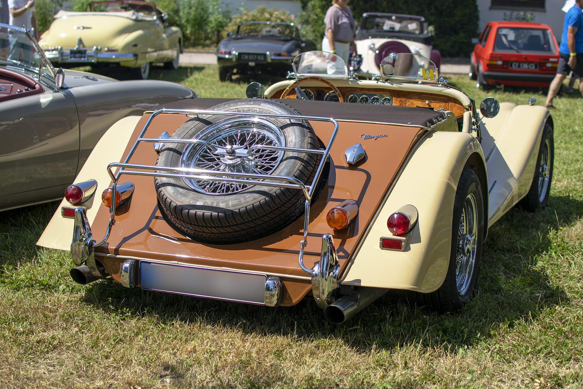 Morgan  Plus 8 arrière - Automania 2019, Edling les Anzeling, Hara du Moulin