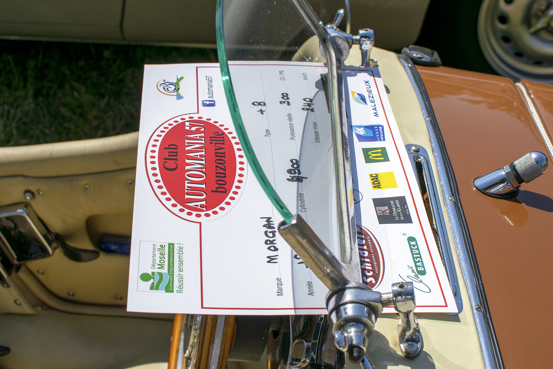 Morgan  Plus 8 infos - Automania 2019, Edling les Anzeling, Hara du Moulin