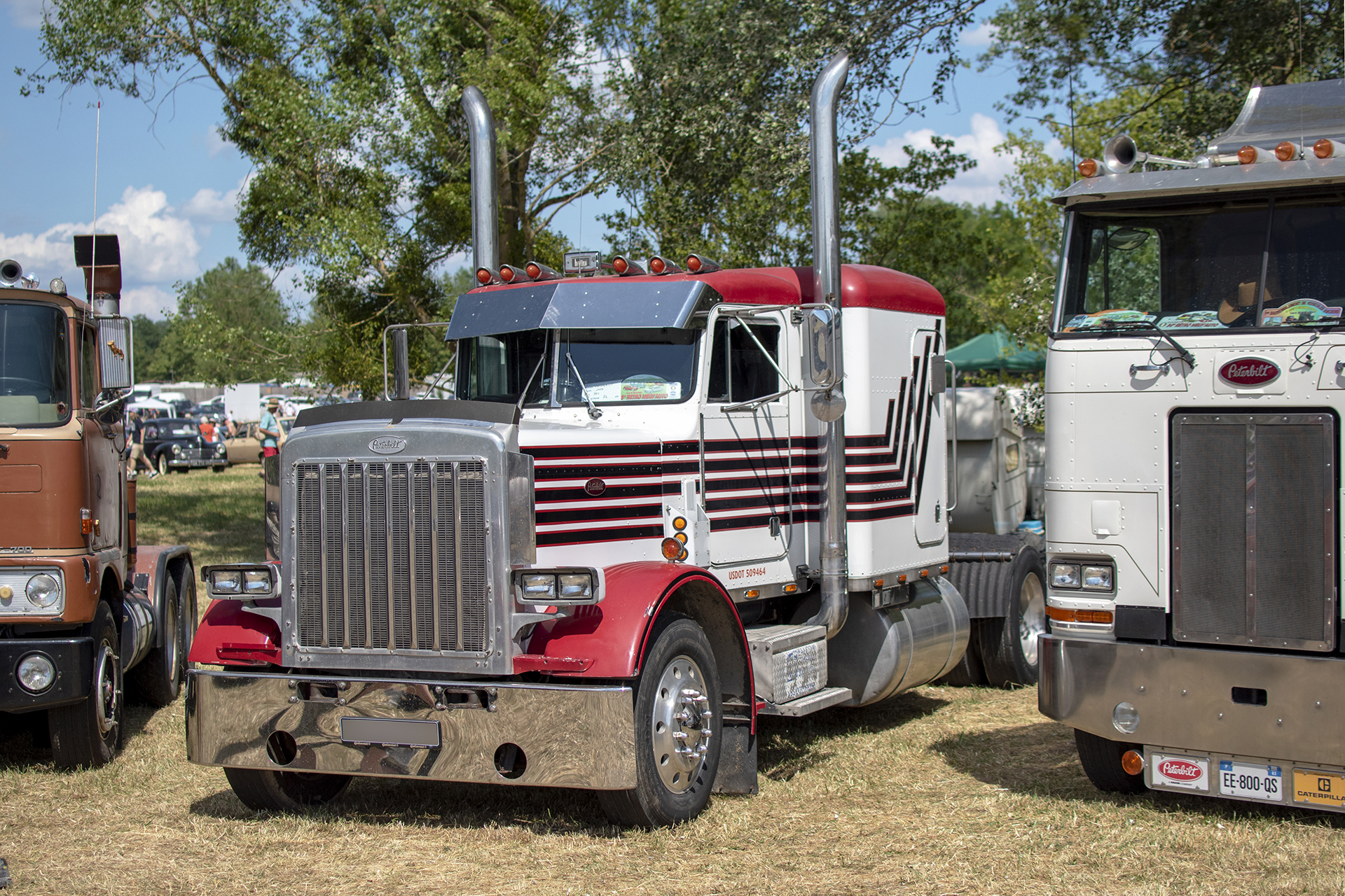 Peterbilt 359 1985 - Rétro Meus'Auto 2023, Heudicourt, Lac de la Madine