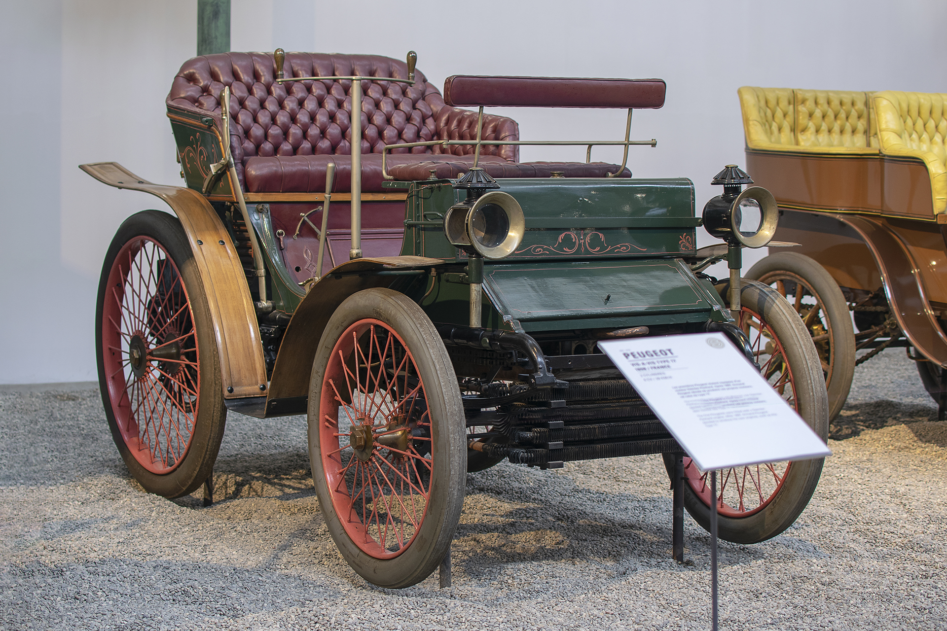 Peugeot type 17 Vis à Vis 1898 - Cité de l'automobile, Collection Schlumpf, Mulhouse, 2020 