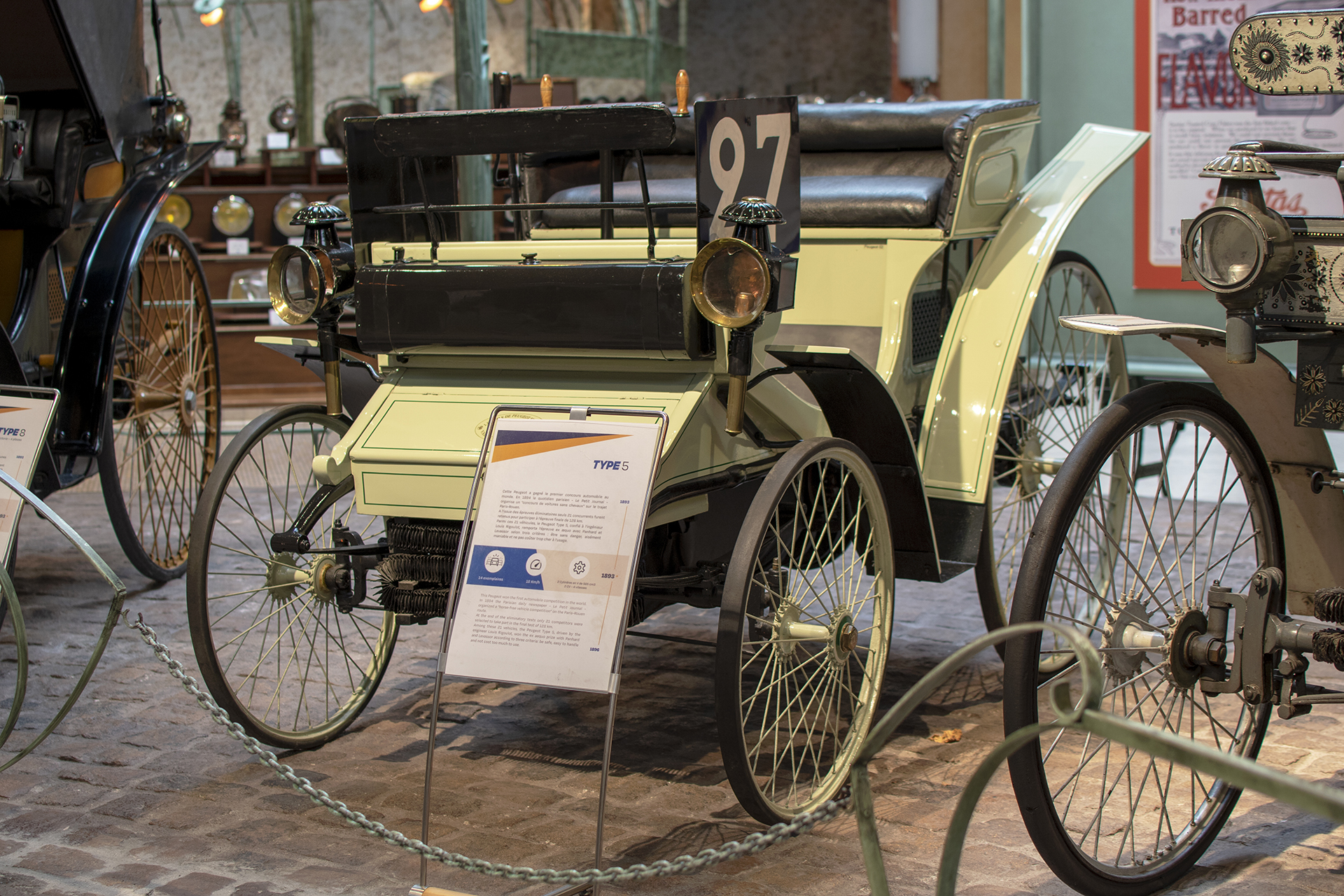 Peugeot type 5 1893 - Musée ,L'aventure Peugeot ,Sochaux