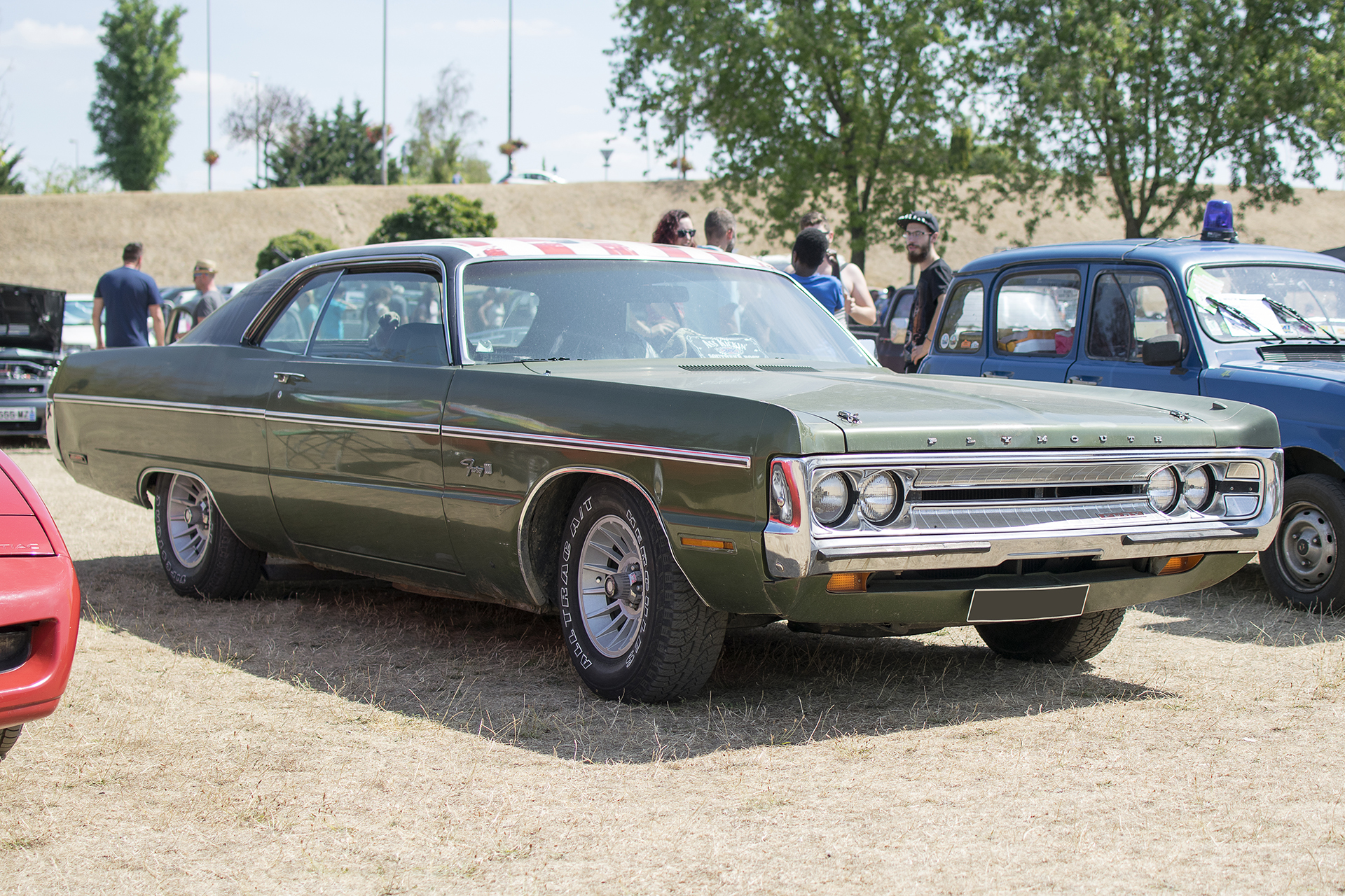 Plymouth Fury V - Rêve américain, Balastière Meeting, Hagondange, 2019