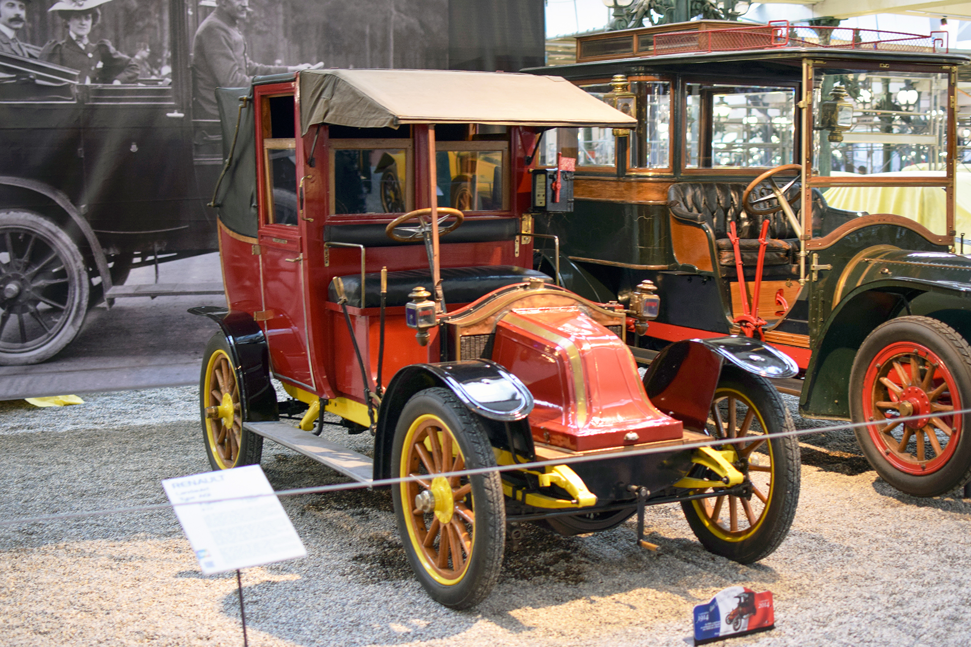 Renault type AG1 Landaulet 1906 Taxi de la Marne - Cité de l'automobile, Collection Schlumpf, Mulhouse 