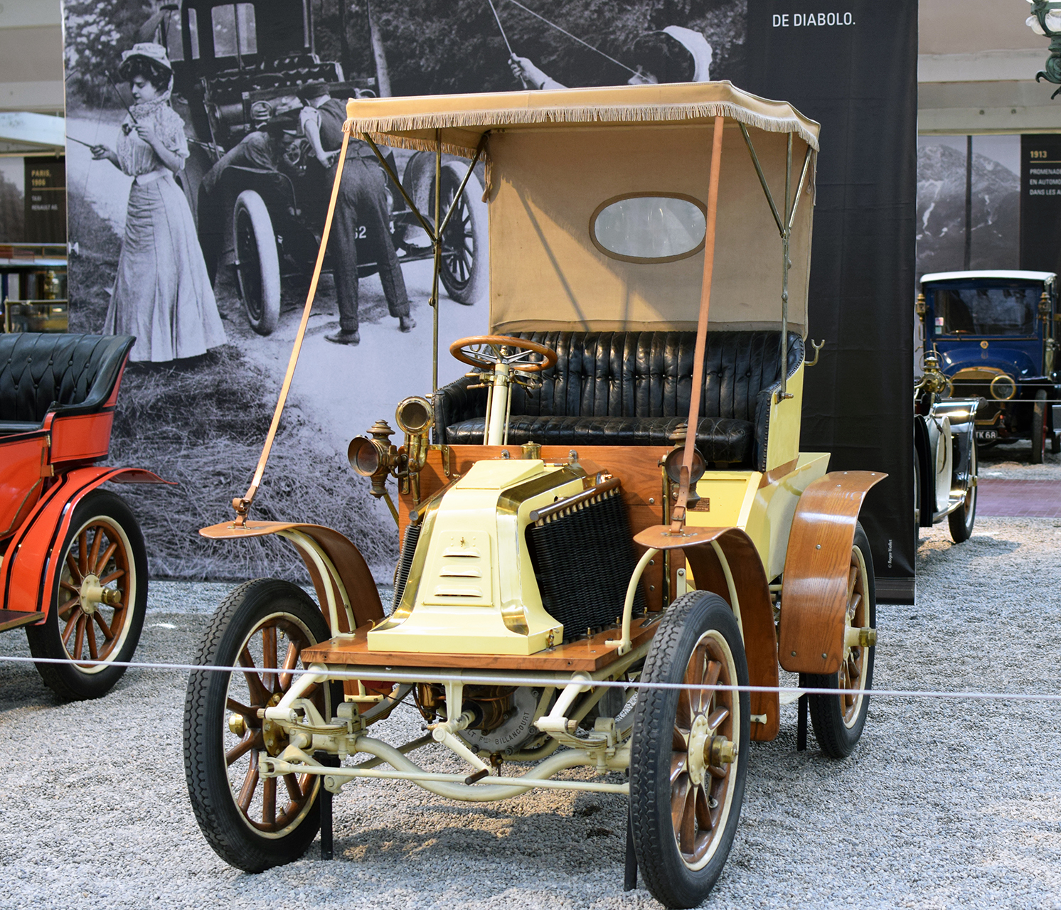Renault type T phaëton 1904 - Cité de l'automobile, Collection Schlumpf, Mulhouse