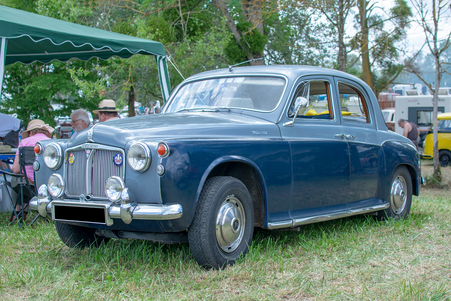 Rover P4 VI 11963 - Retro Meus'Auto ,2022, Heudicourt, Lac de la Madine