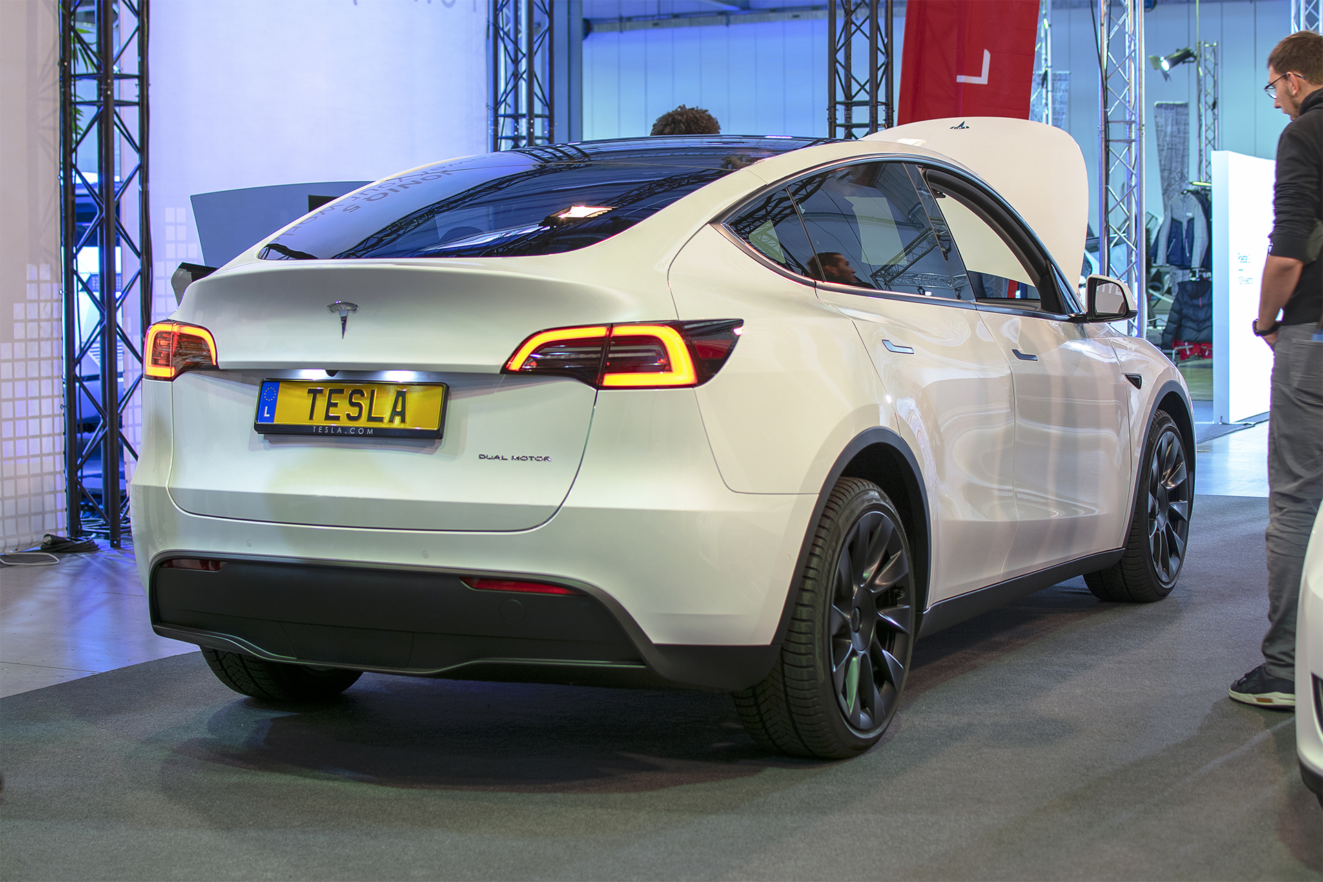 Tesla Model Y arrière - International Motor Show ,Luxembourg  ,2021
