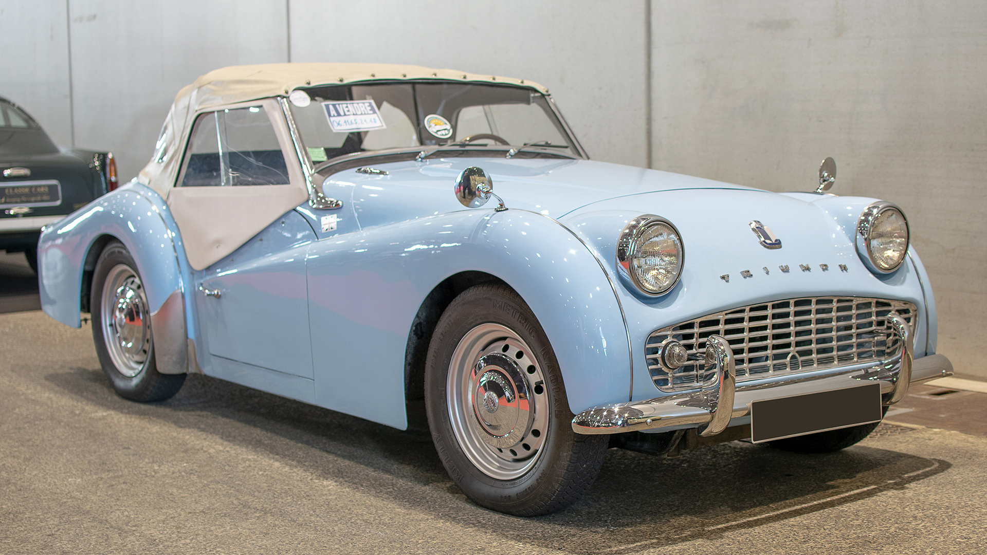 Triumph TR3A - Salon ,Auto-Moto Classic, Metz, 2019